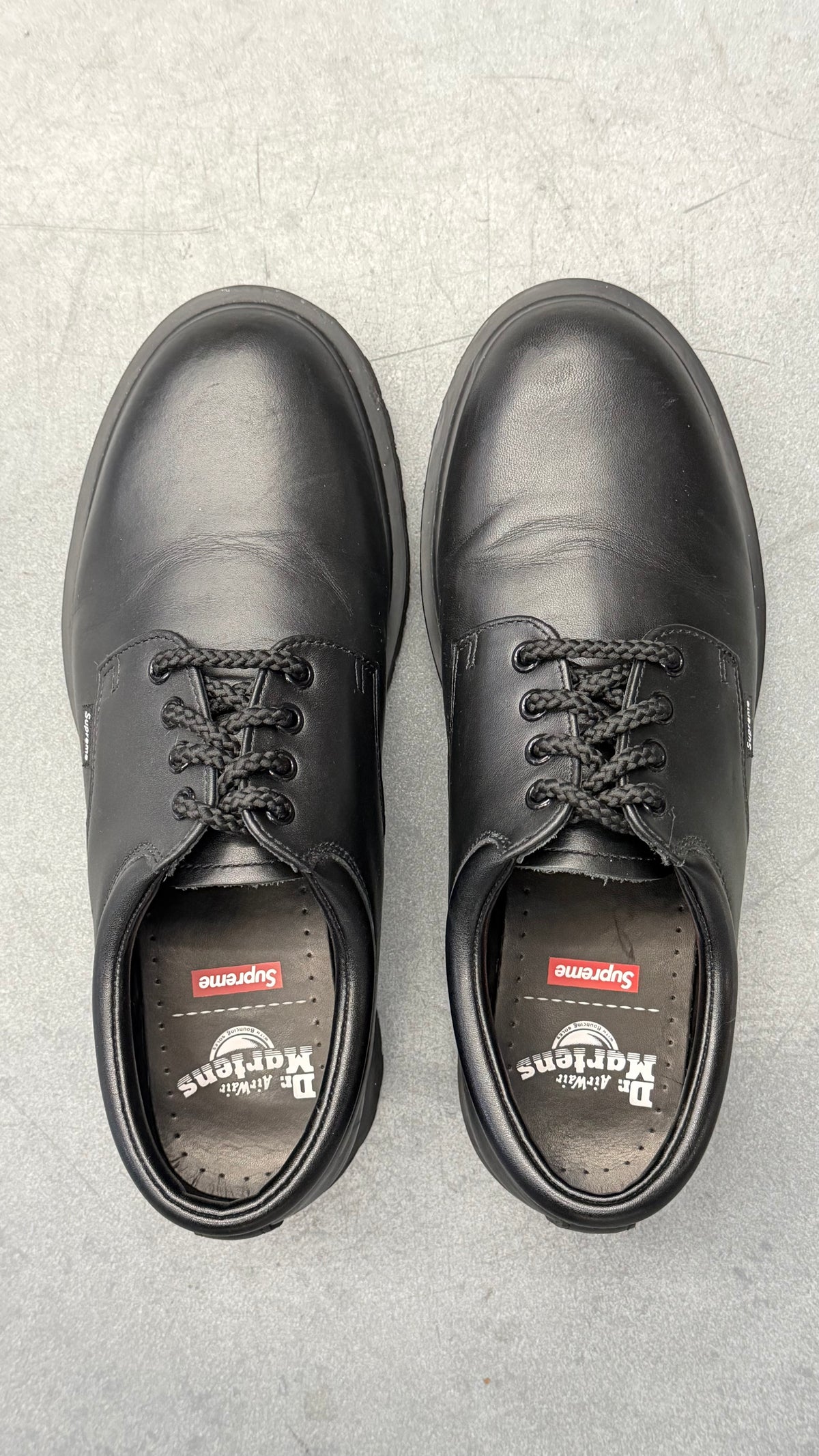 SS26 SUPREME DR. MARTENS POSTAL 4-EYE SHOE