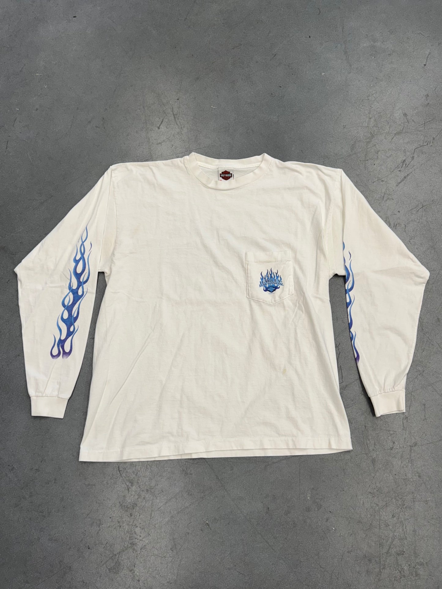 2000 HARLEY-DAVIDSON MORRISTOWN, TENNESSEE BLUE FLAME LS TEE