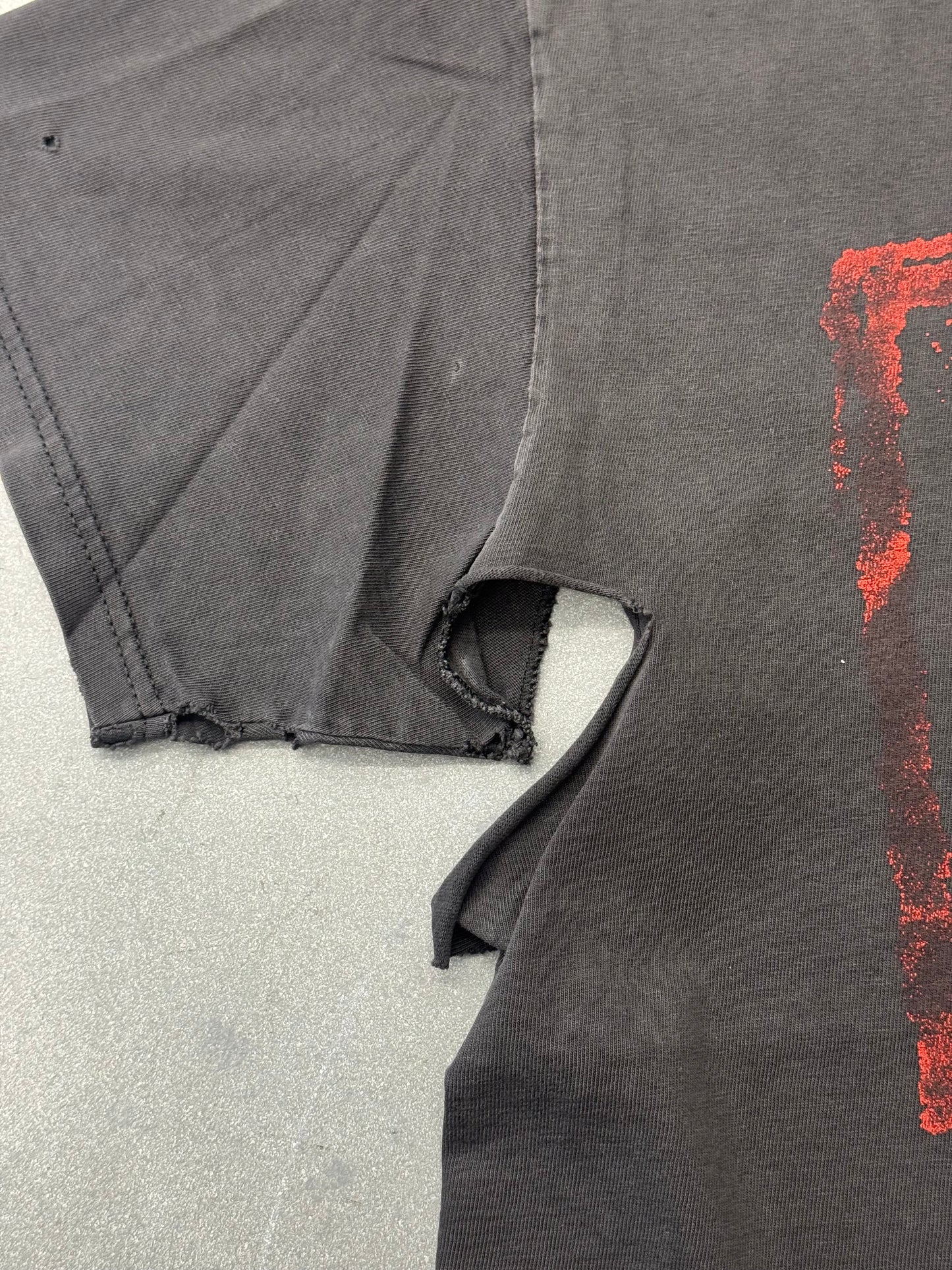 1998 N.W.O NEW WORLD ORDER "BAD HAS ARRIVED, AND IT'S HERE TO STAY." TEE (HANES BEEFY-T TAG)