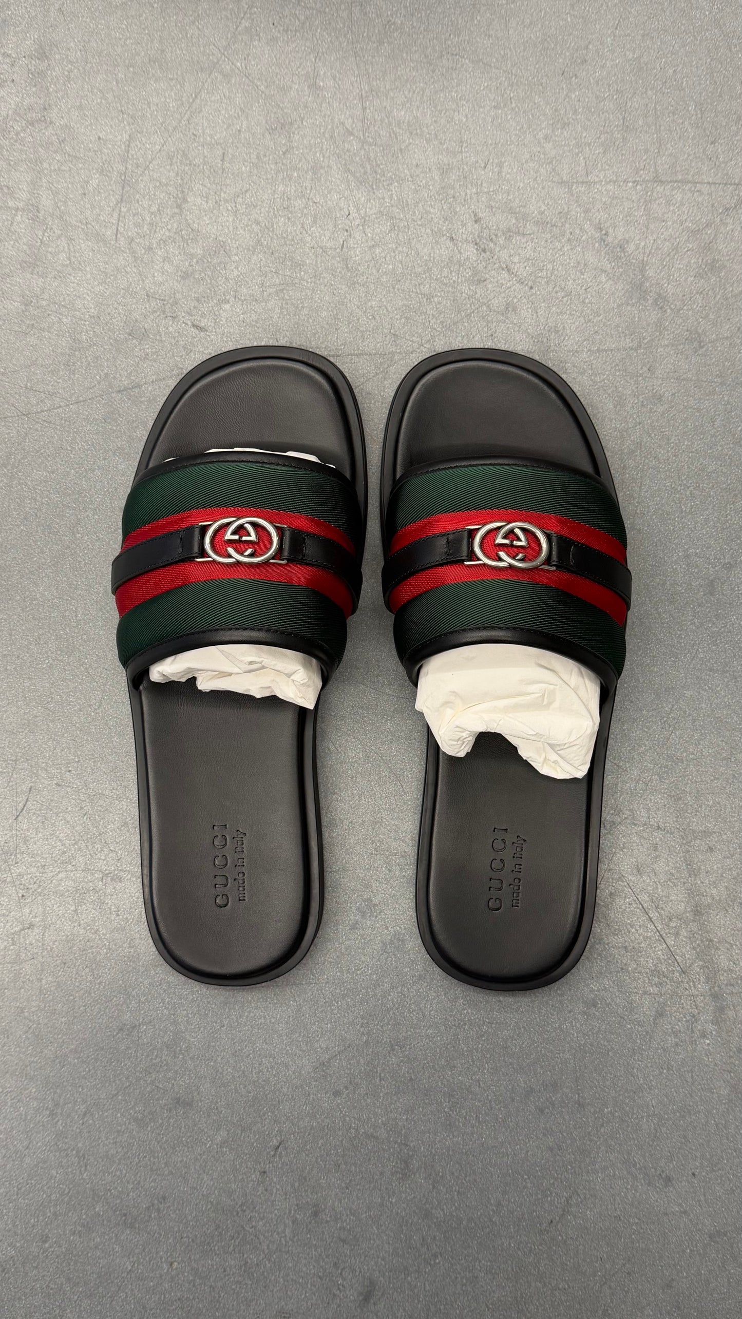 GUCCI INTERLOCKING G SANDALS