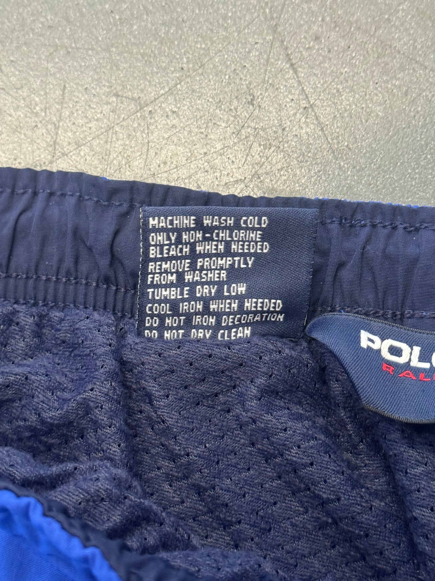 VINTAGE RALPH LAUREN POLO SPORT TRACK PANTS - BLUE