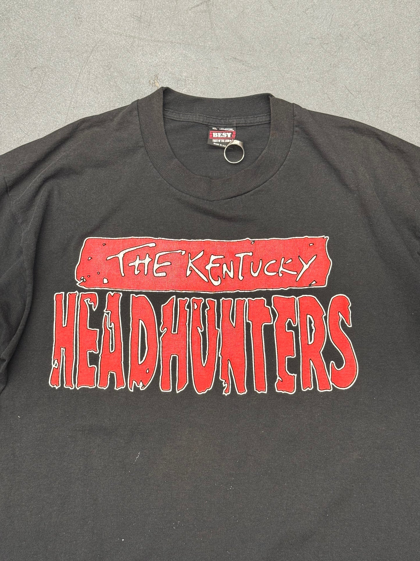 1991 THE KENTUCKY HEADHUNTERS D'ADDARIO ELECTRIC GUITAR STRINGS PROMO TEE (FOTL BEST TAG)