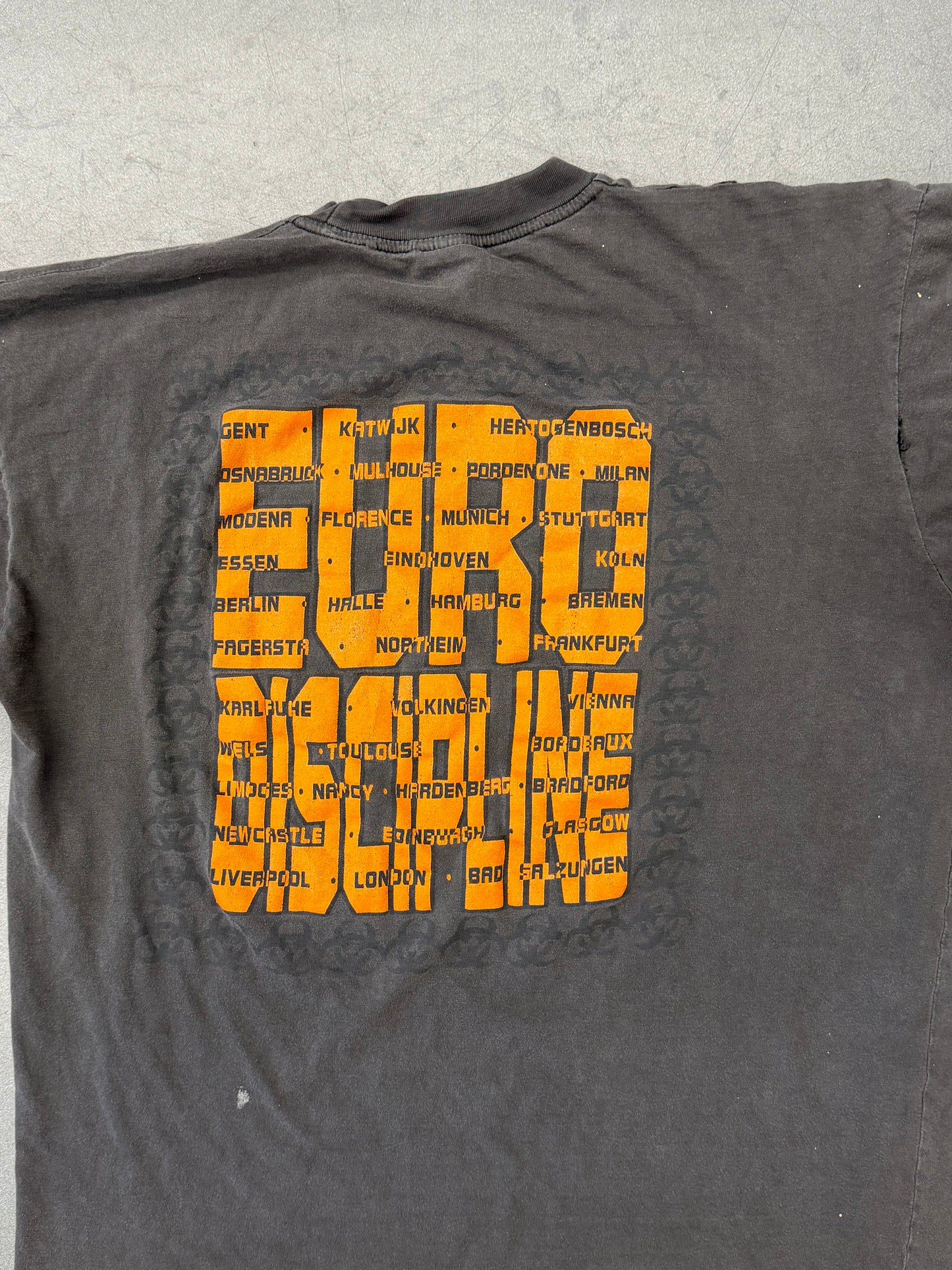 90'S BIOHAZARD PUNISHMENT EURO TOUR TEE (BRIGHT GREEN TAG)