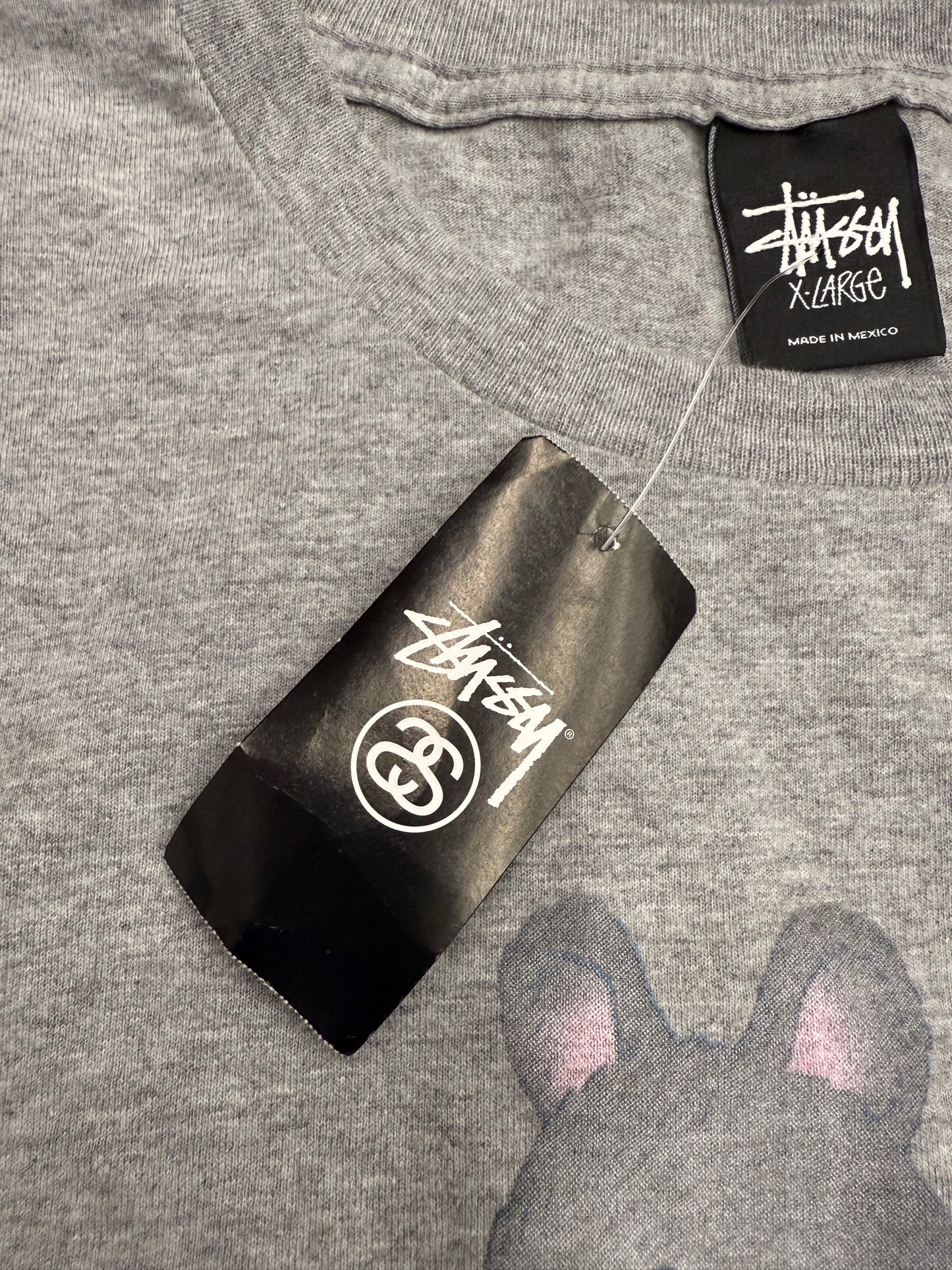 STUSSY PREP RAT TEE - GREY (XL) (NWT)