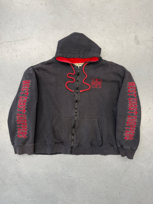 Y2K WEST COAST CHOPPERS THERMAL LINED HOODIE