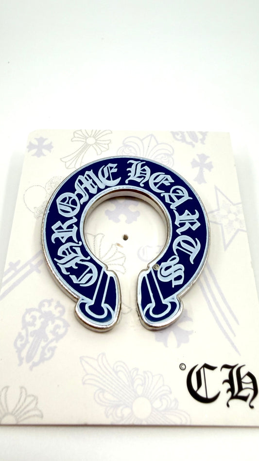 CHROME HEARTS BLUE SCROLL PIN