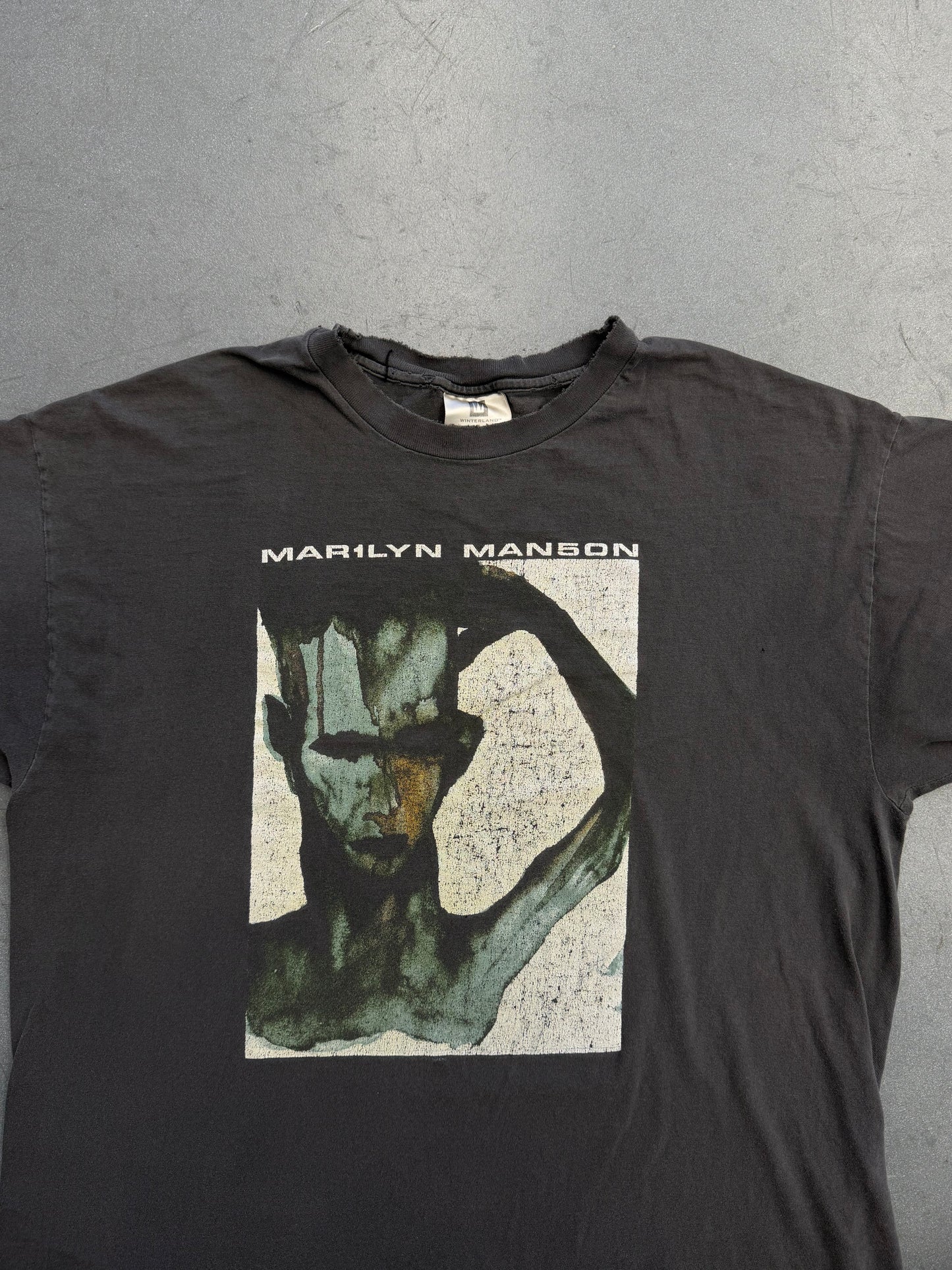 1998 MARILYN MANSON "THERE'S A HOLE IN OUR SOUL" TEE (WINTERLAND TAG)