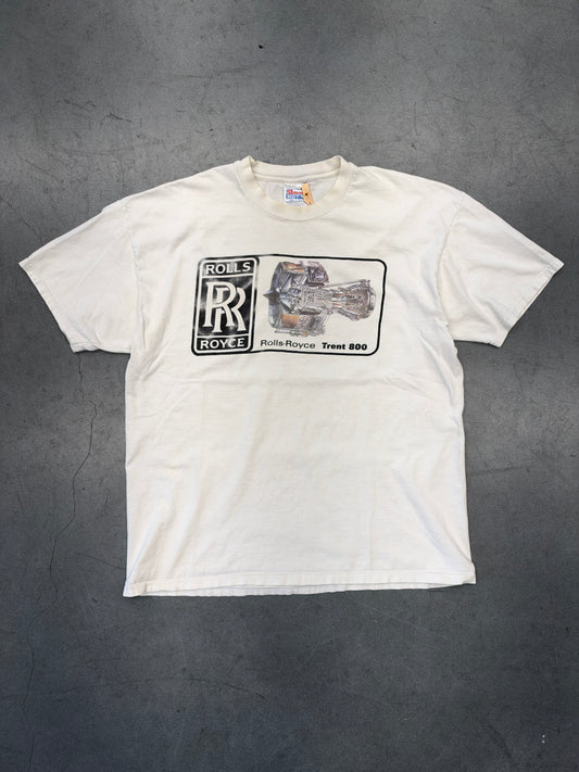 VINTAGE ROLLS-ROYCE TRENT 800 AIRCRAFT ENGINE TEE (HANES BEEFY TAG)