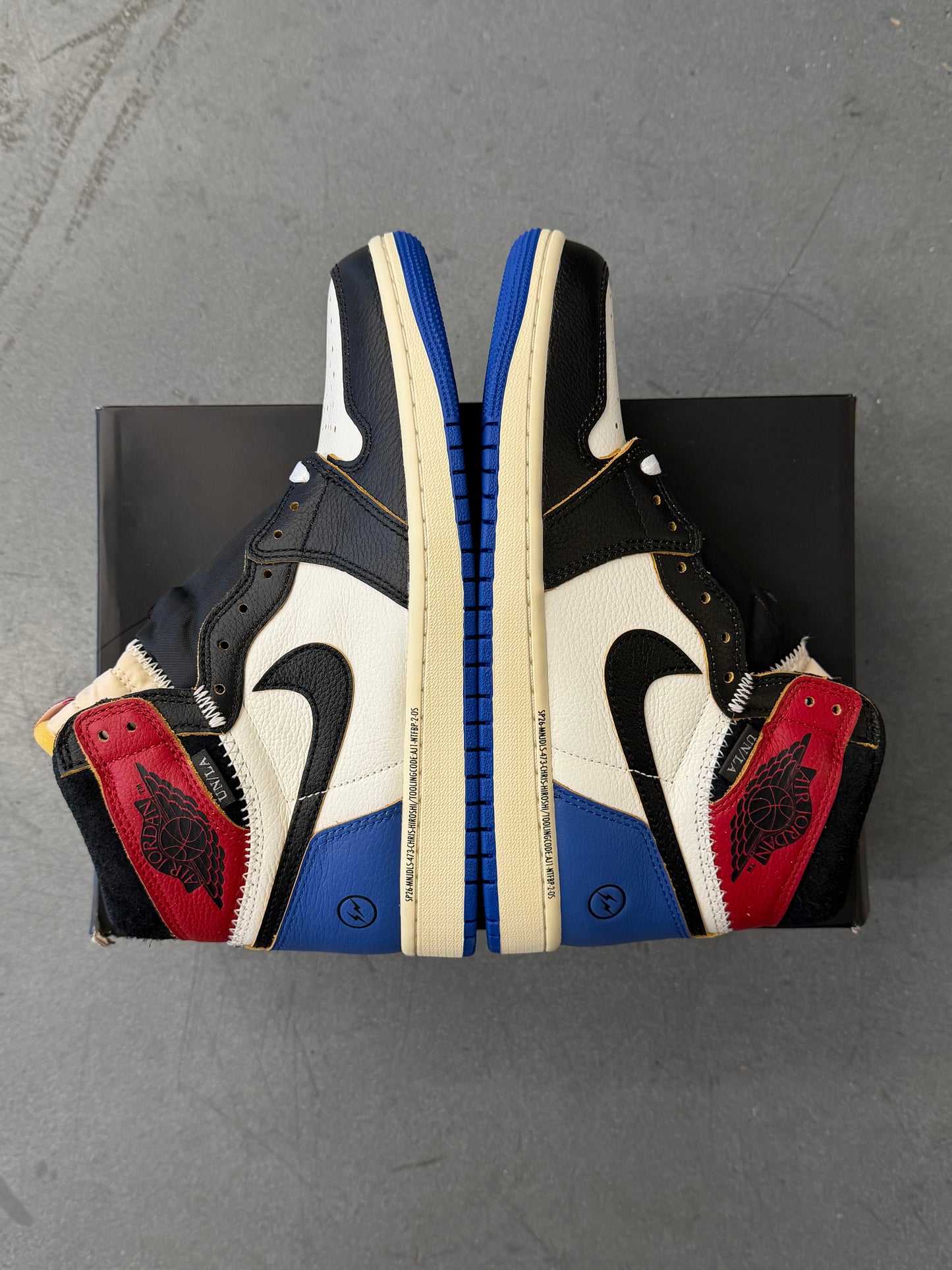 2026 JORDAN 1 RETRO HIGH OG SP FRAGMENT X UNION LA VARSITY RED SPORT ROYAL (W/BOX)