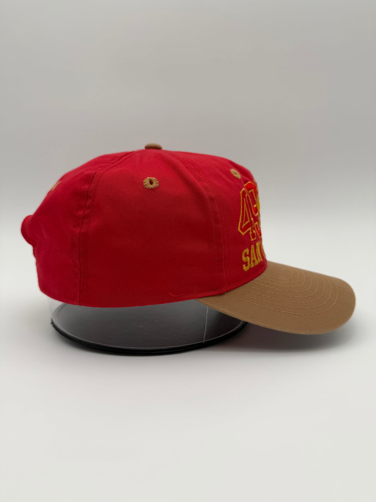 90'S SAN FRANCISCO 49ERS BASEBALL STYLE SNAPBACK HAT (TEAM TAG)