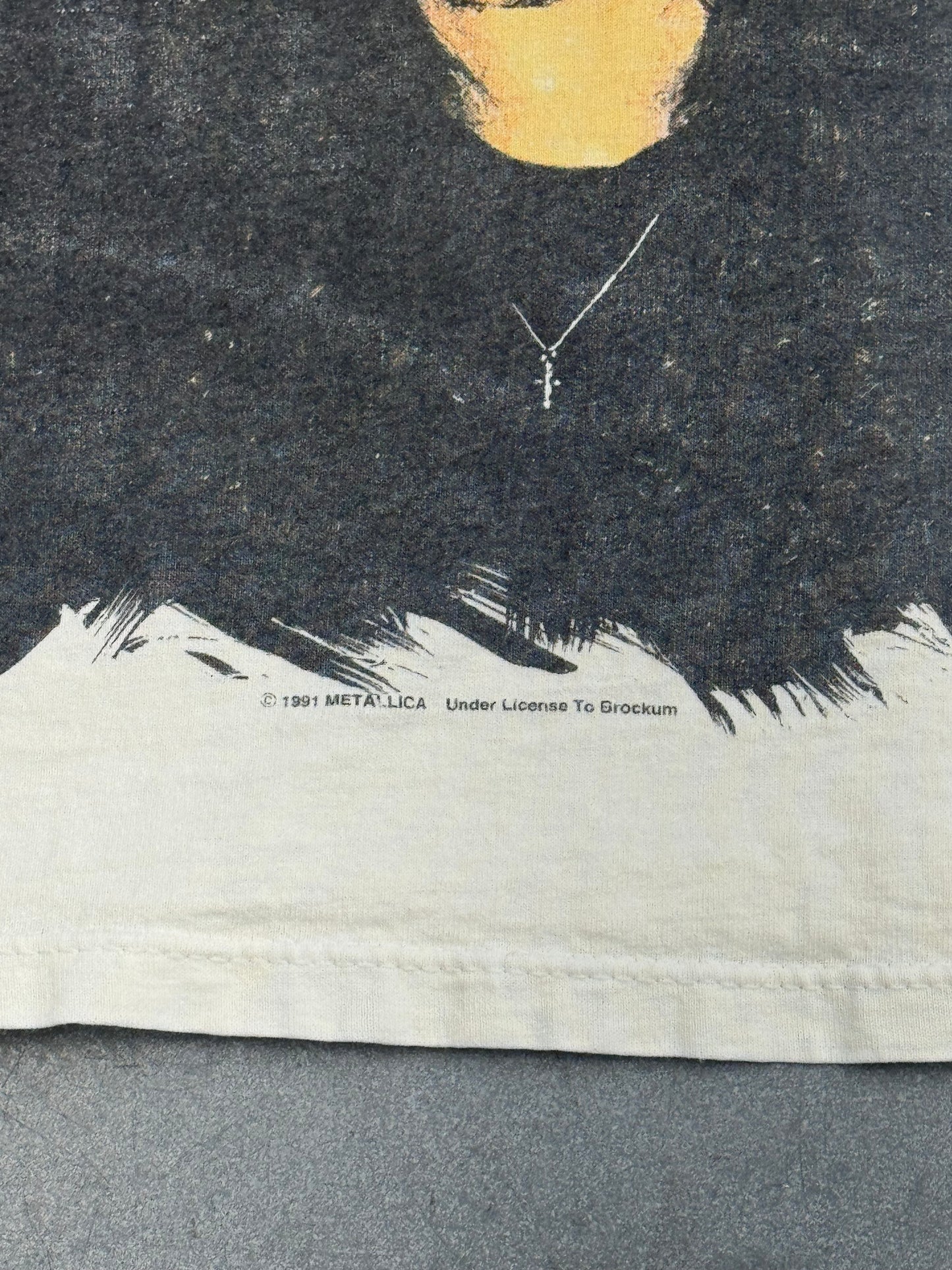 1991 METALLICA WHEREVER I MAY ROAM STAGE SET TEE (METALLICA TAG)