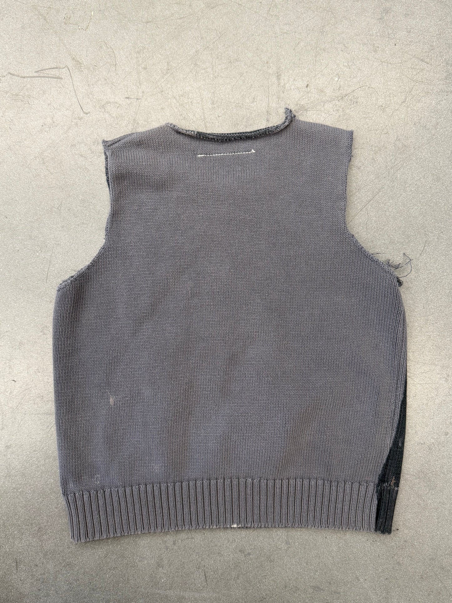 VINTAGE MM6 2-TONE SWEATER VEST