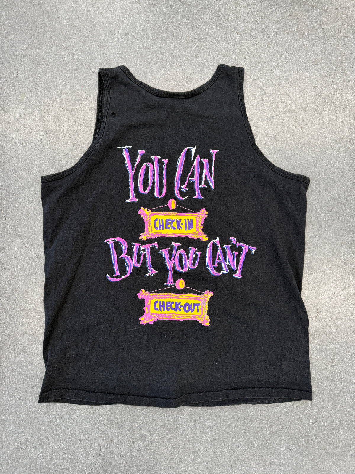 90S DISNEY THE TWILIGHT ZONE TOWER OF TERROR TANK TOP (MICKEY INC TAG)