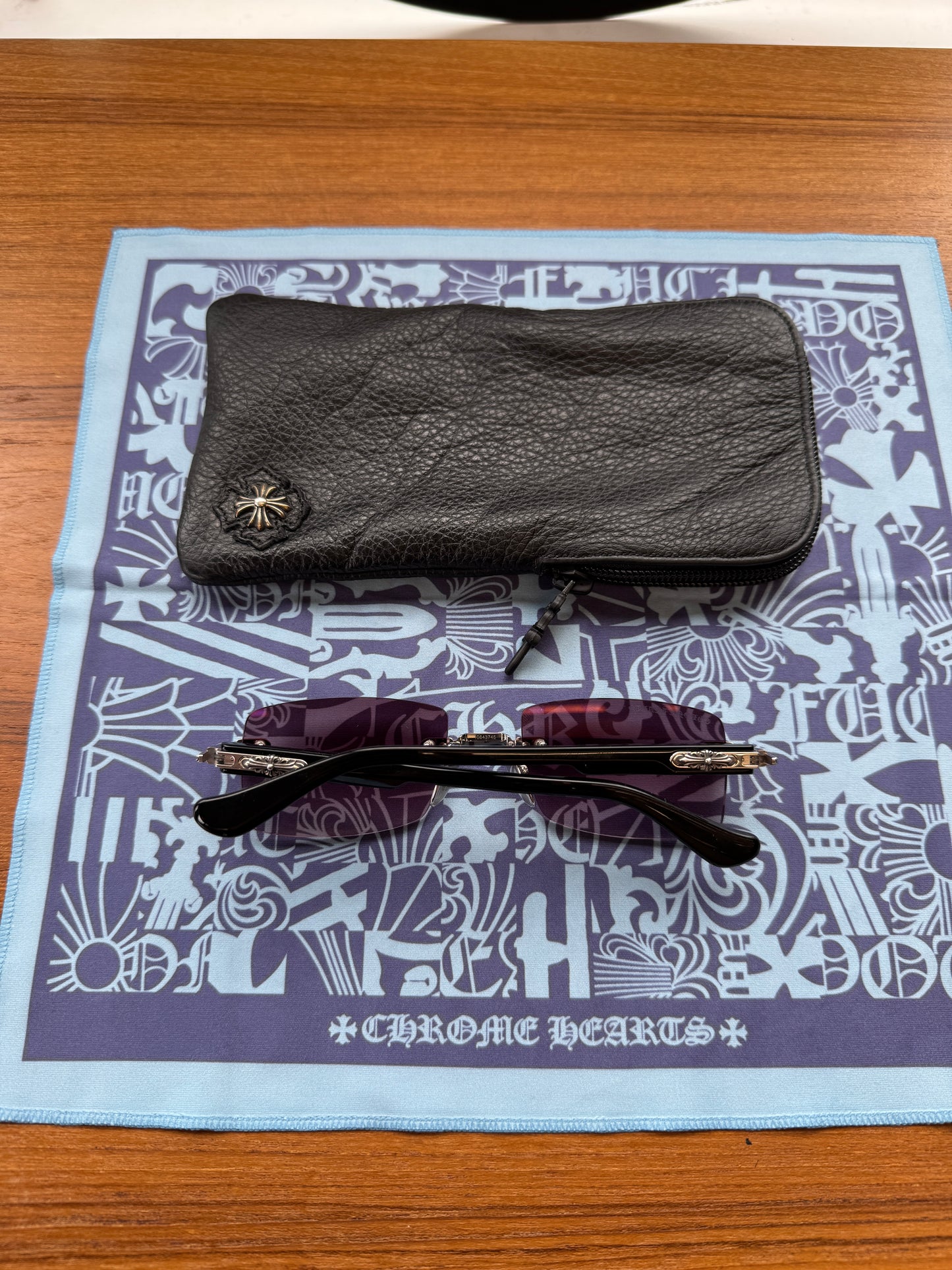 CHROME HEARTS DEEP II SUNGLASSES BLACK (WITH CASE)