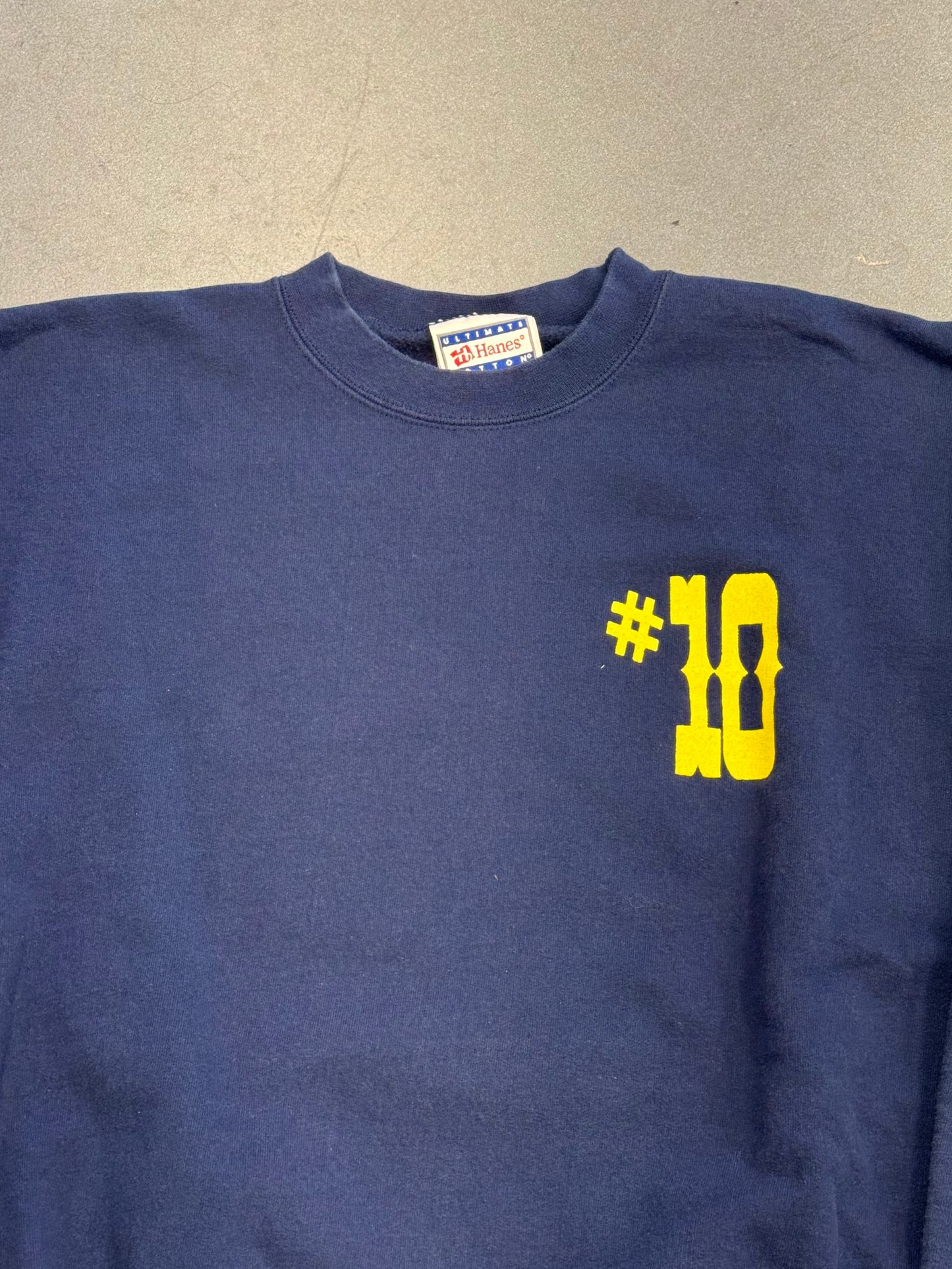 90S SALOON NO. 10 "HOME OF THE DEADMAN'S HAND" CREWNECK (HANES TAG)