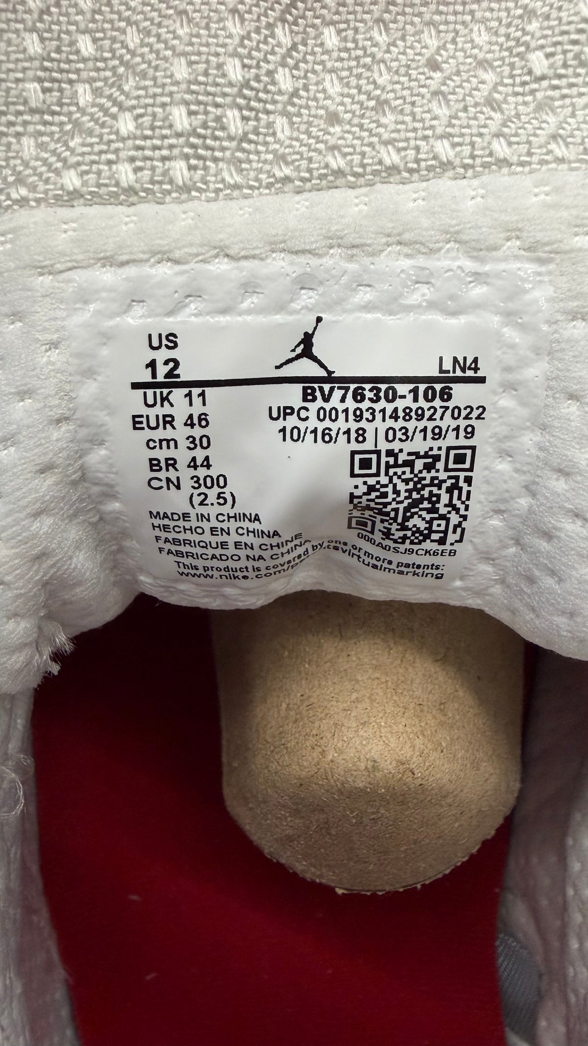 SS19 SUPREME JORDAN 14 RETRO - WHITE