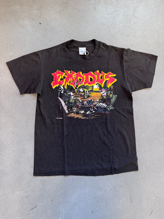 1987 EXODUS MEAT PARTY 87-88 TOUR TEE (SPRINGFORD TAG)