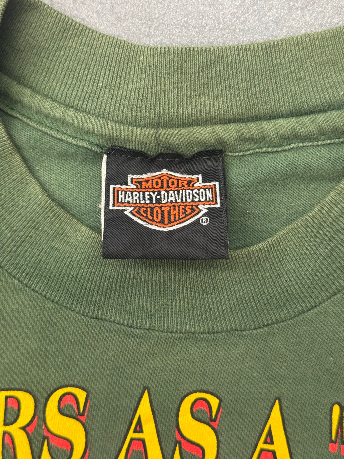 1993 HARLEY- DAVIDSON 90 YEARS AS A "TEAM" YORK, PENNSYLVANNIA TEE (HANES BEEFY TAG)