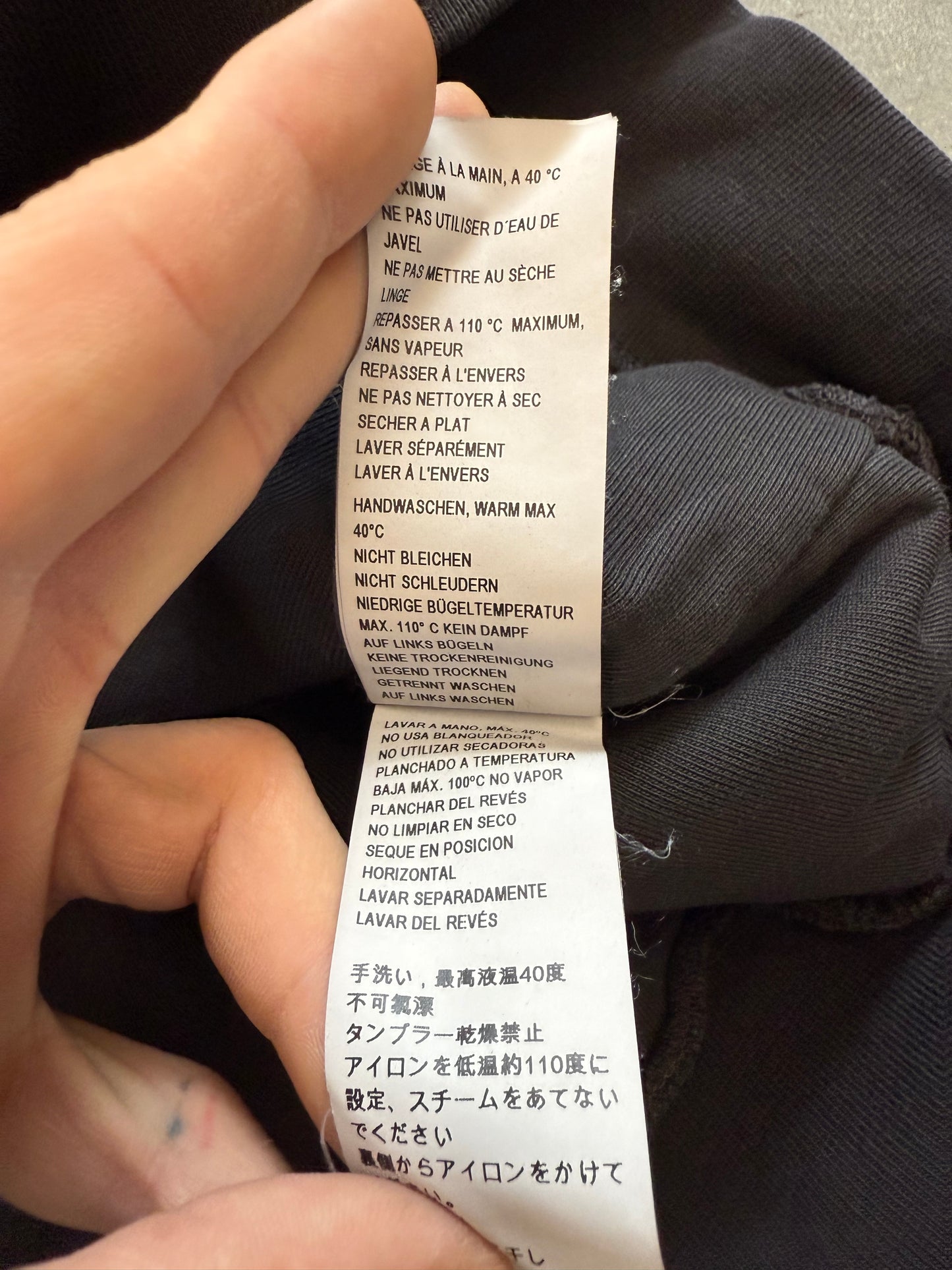 YEEZY SEASON 5 LAS VIRGENES HOODIE - BLACK (M) (NWT)