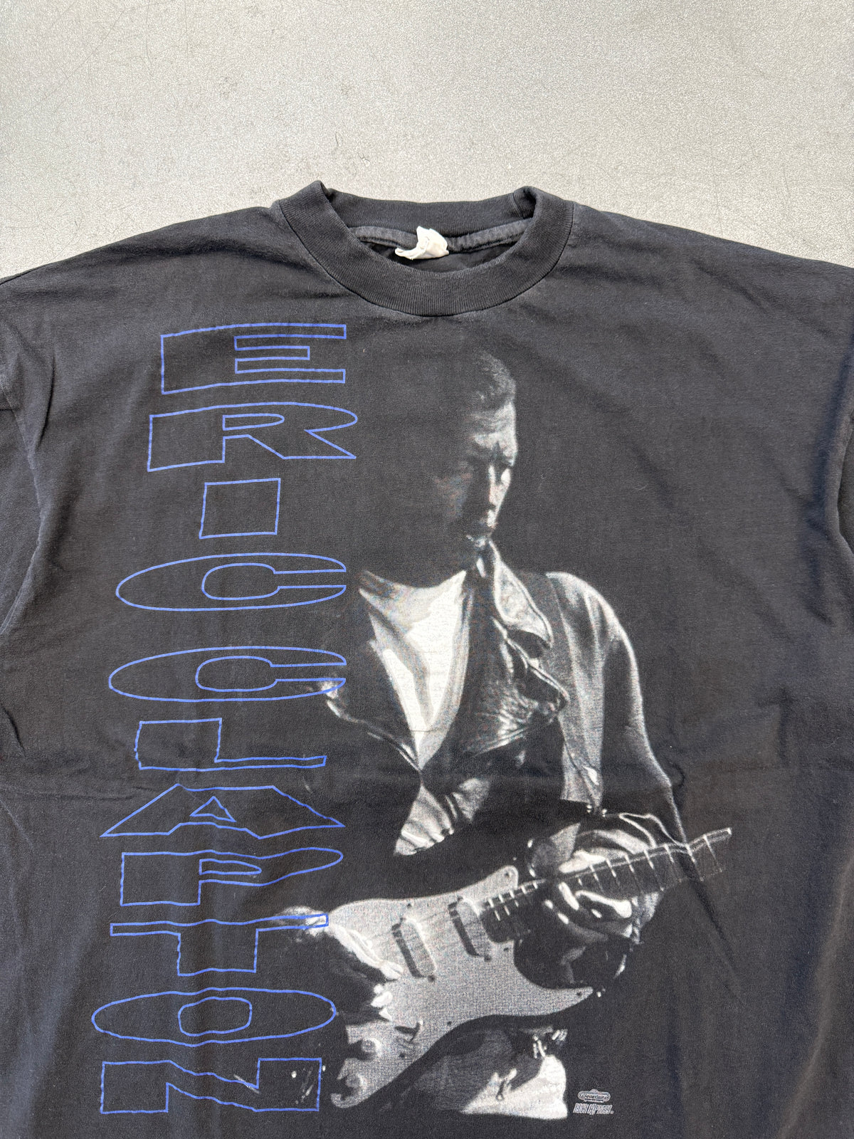 1993 ERIC CLAPTON ROYAL ALBERT HALL LONDON SOLD OUT DATES TEE (BRIGHT GREEN TAG)