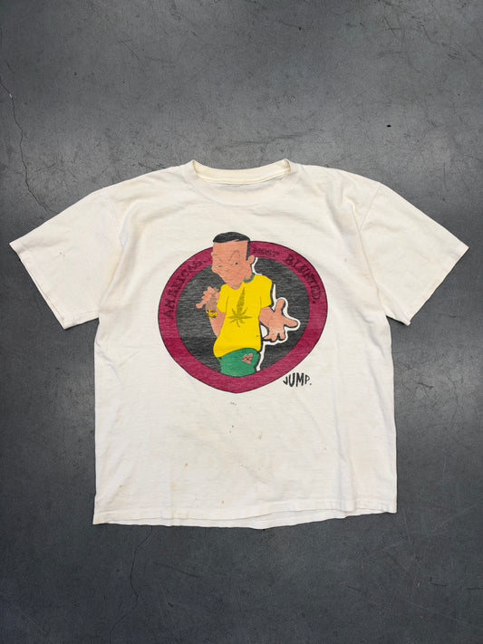 90S AMERICA'S MOST BLUNTED JUMP TEE (PULLED TAG)