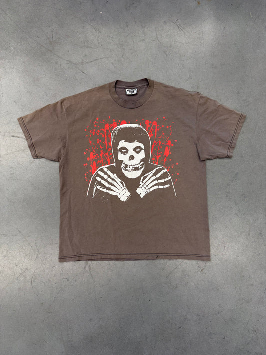 1997 MISFITS SOULS ABLAZE BLOOD FADED TEE (LEE TAG)