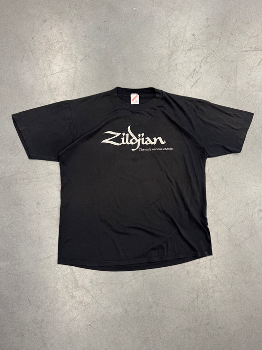 90S ZILDJIAN THE ONLY SERIOUS CHOICE. TEE (JERZEES TAG)