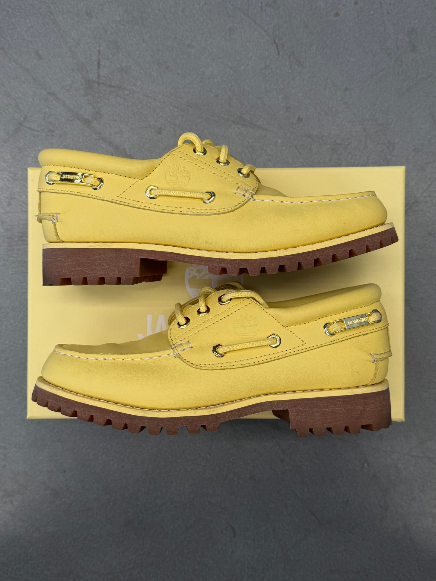 2025 TIMBERLAND 3-EYE CLASSIC LUG BOAT SHOE JACQUEMUS LA BATEAU (W/BOX)