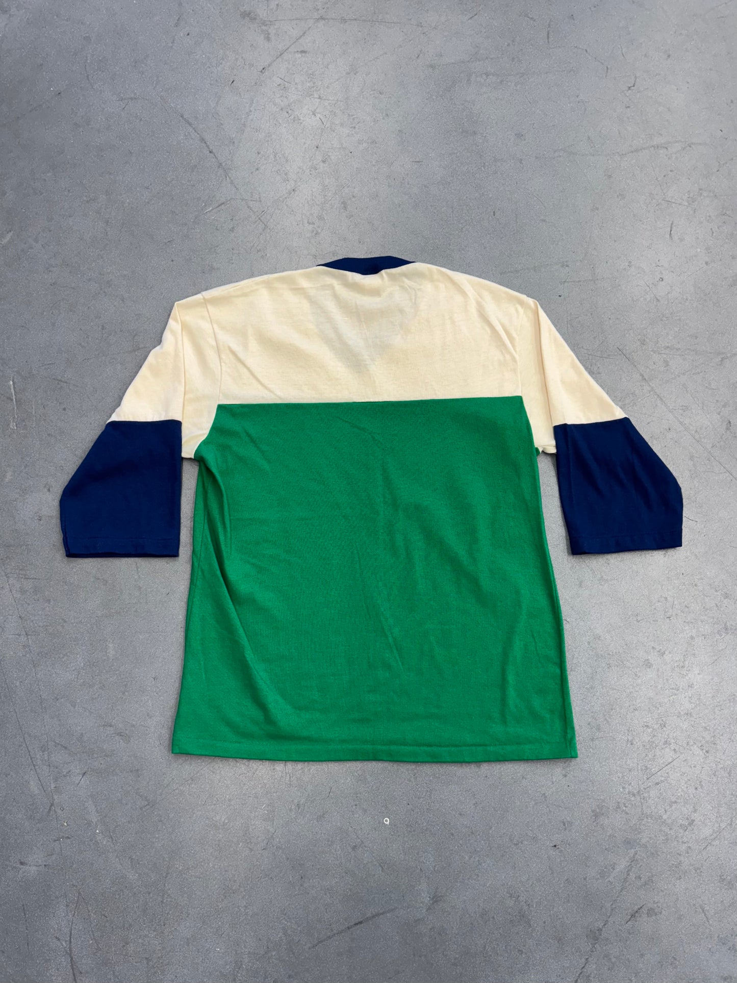 70S NIKE SPORTSWEAR 3/4 SLEEVE V-NECK TEE (ORANGE SWOOSH TAG)