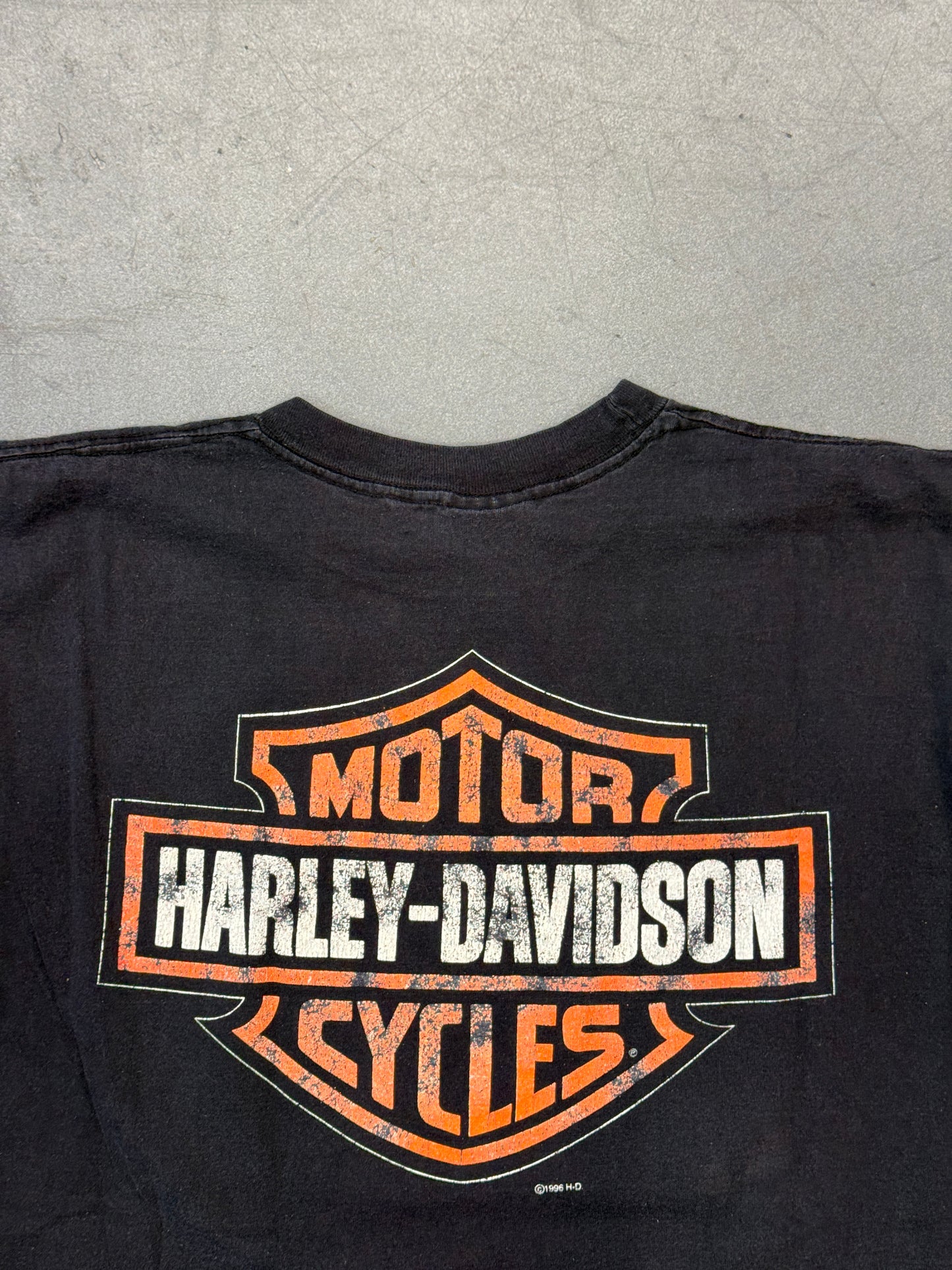 1996 HARLEY-DAVIDSON EAGLE MOTORCYCLE TEE (HARLEY-DAVIDSON TAG)