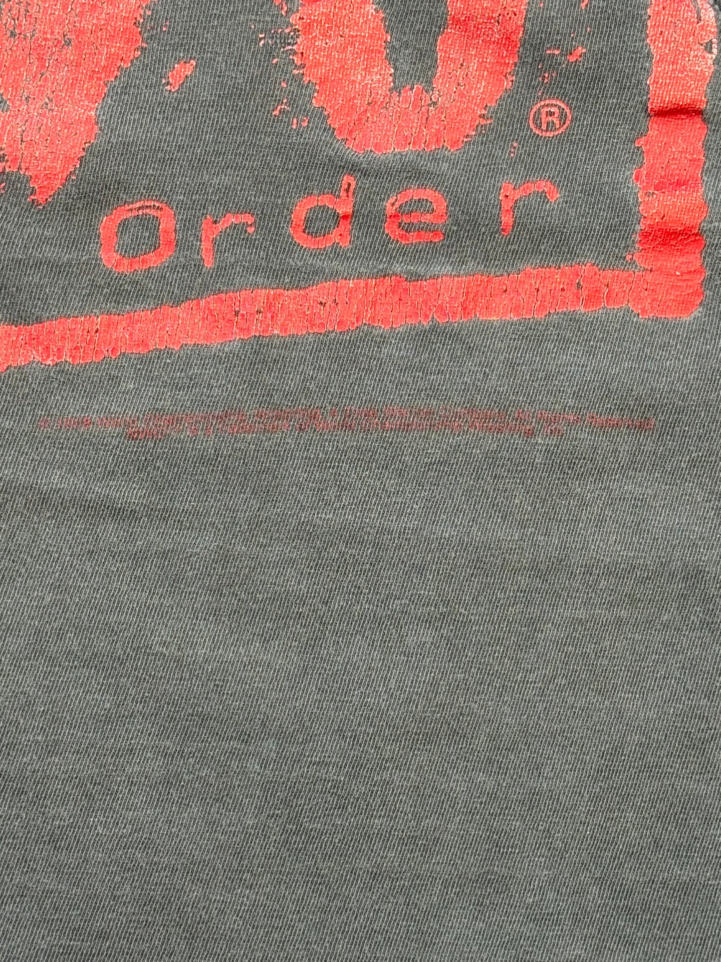 1998 NWO NEW WORLD ORDER FADED TEE (ALL AMERICAN WEAR TAG)