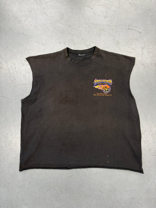 2003 DAYTONA BEACH BIKE WEEK SPEED DEMONS CUT-OFF TEE (CUT TAG)