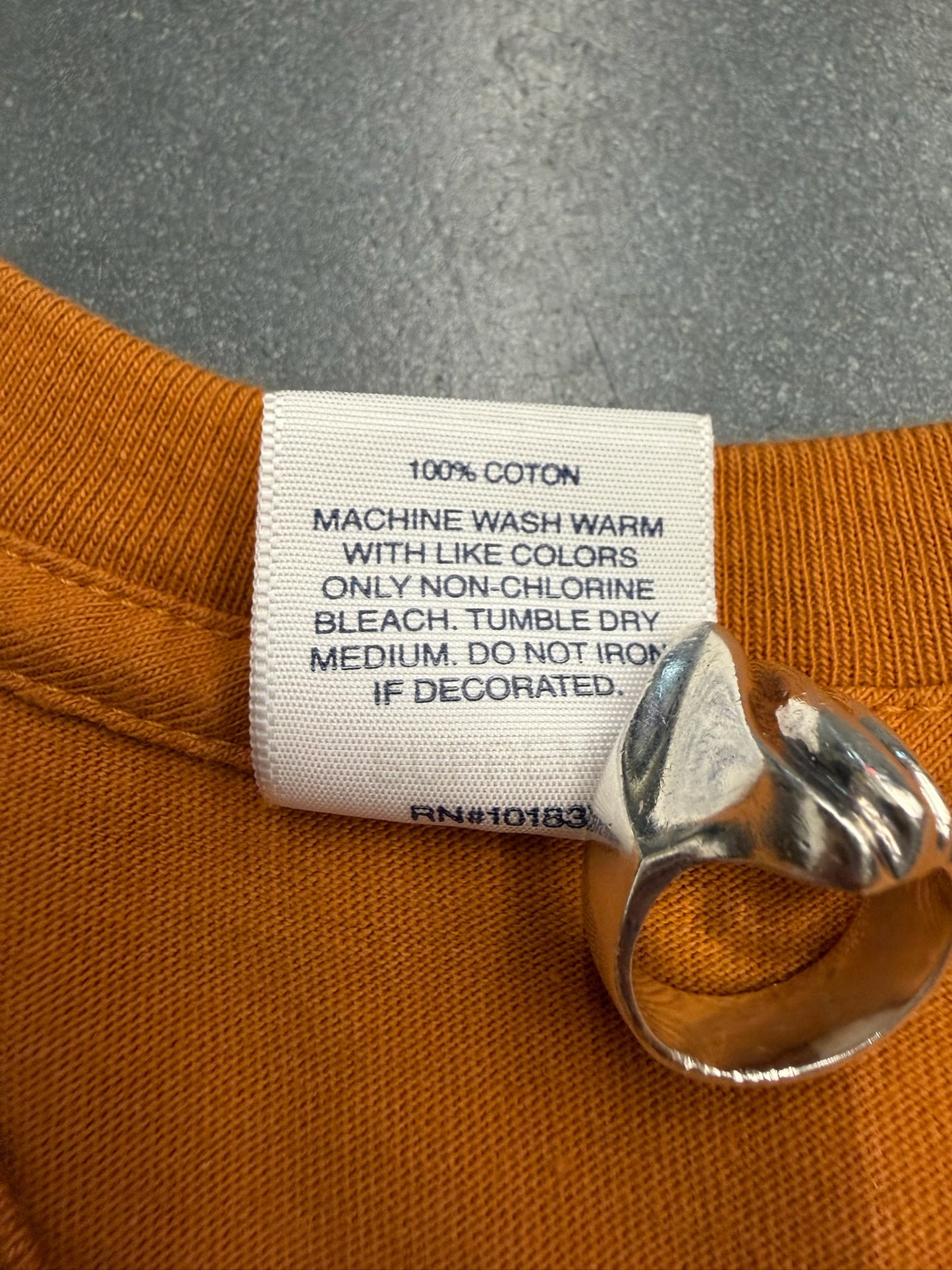 FW19 SUPREME BIBLE TEE - BURNT ORANGE