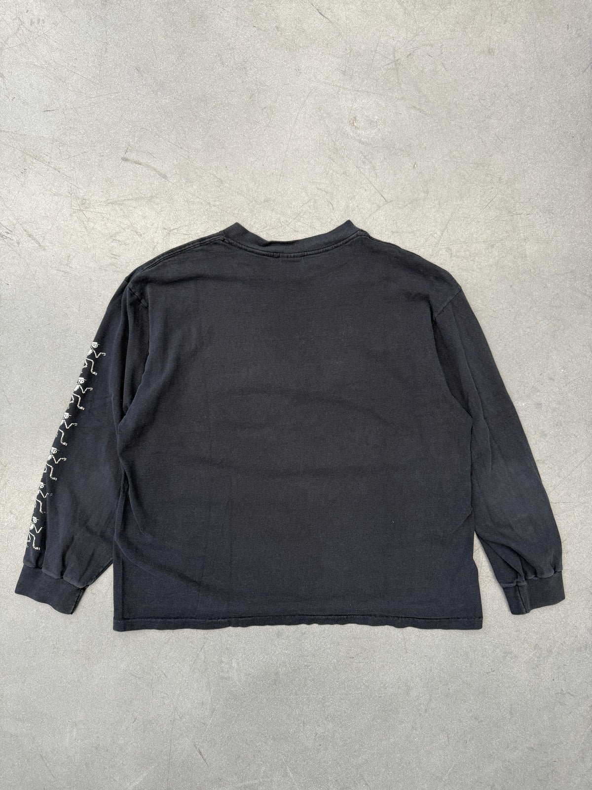 1992 SOCIAL DISTORTION DANCING SKELETON LONG SLEEVE TEE (BELTONT TAG)