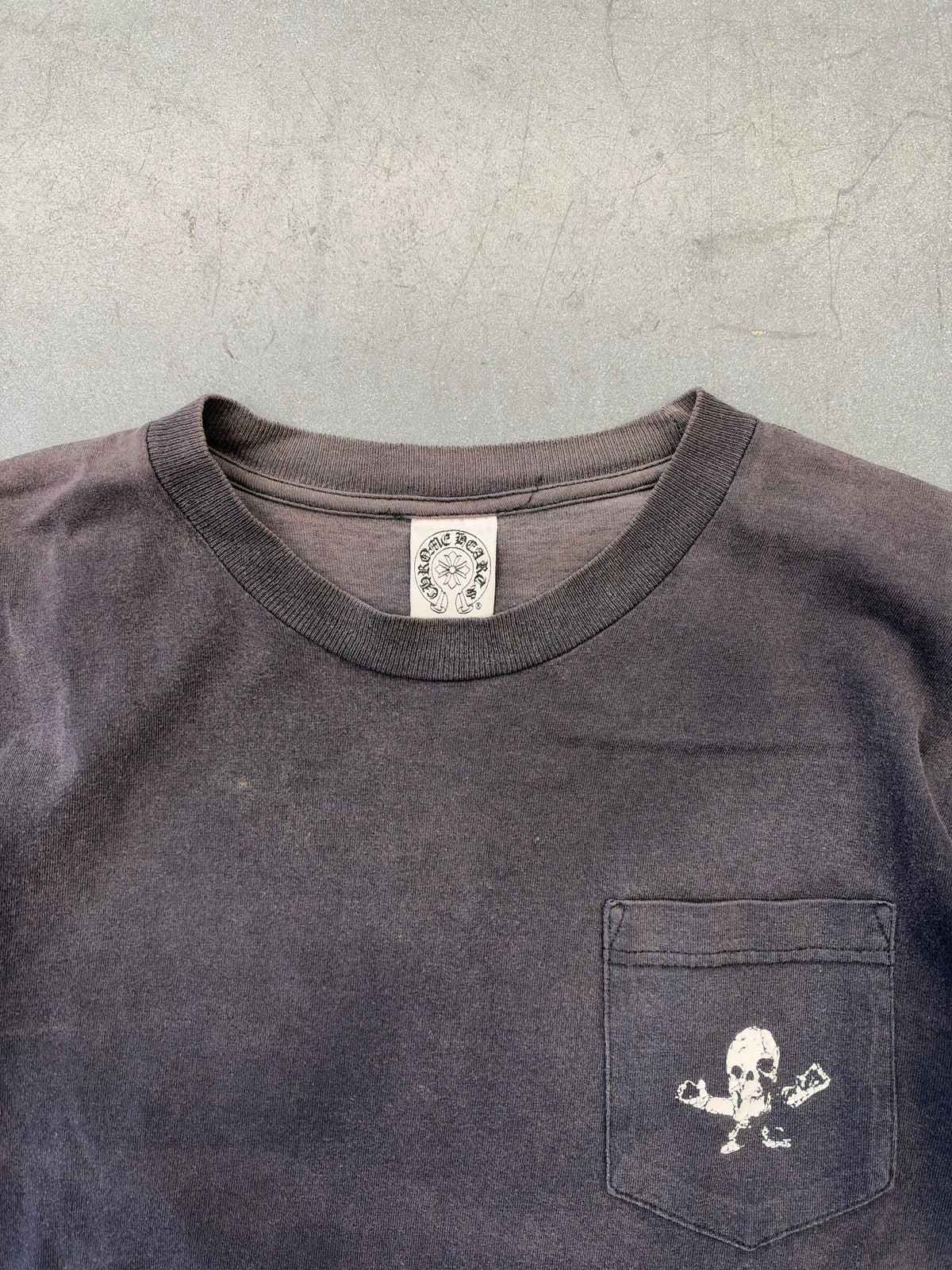 VINTAGE CHROME HEARTS FOTI HARRIS TEETER POCKET TEE