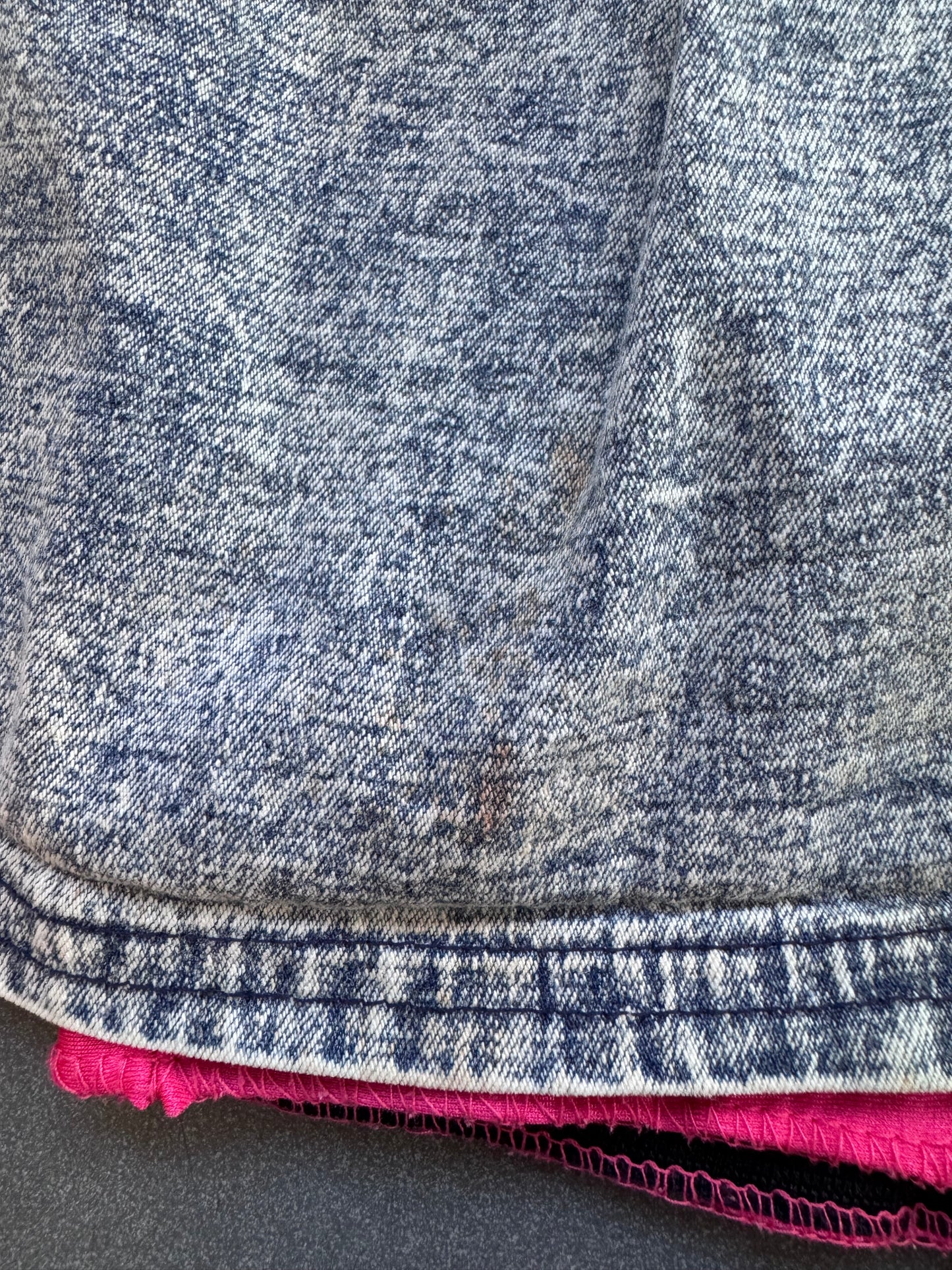 1990 NIKE AIR TECH CHALLENGE COURT DENIM TENNIS SHORTS ANDRE AGASSI