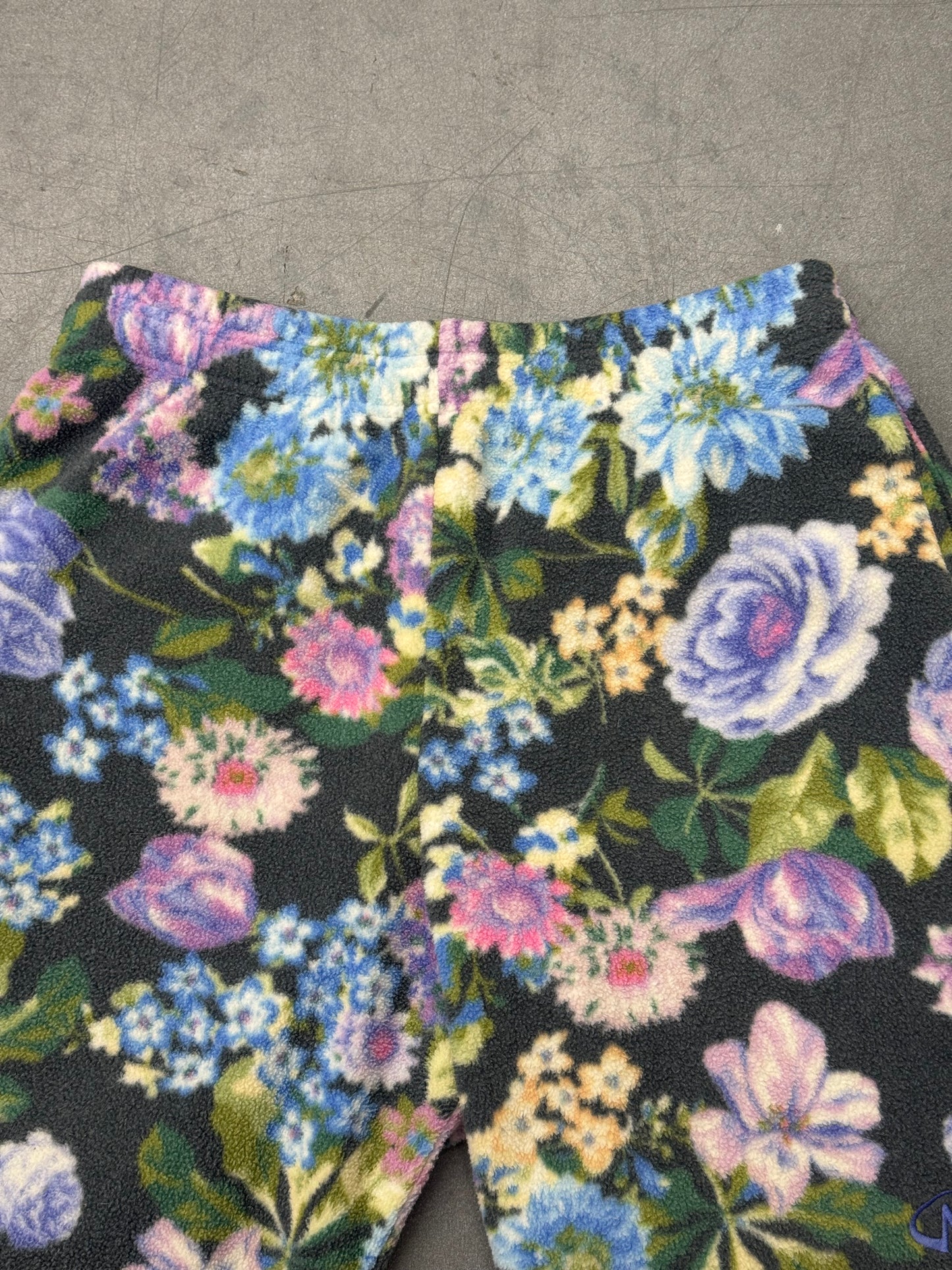 SS21 MARTINE ROSE FLORAL FLEECE SHORTS