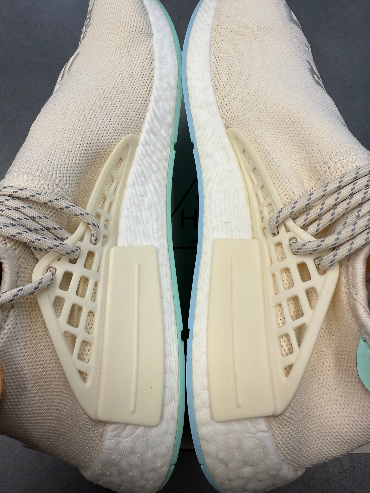 SIZE 11 ADIDAS NMD HU PHARRELL NERD CHALK WHITE 1 OF 14 SAMPLE (BRAND NEW WITH BOX)