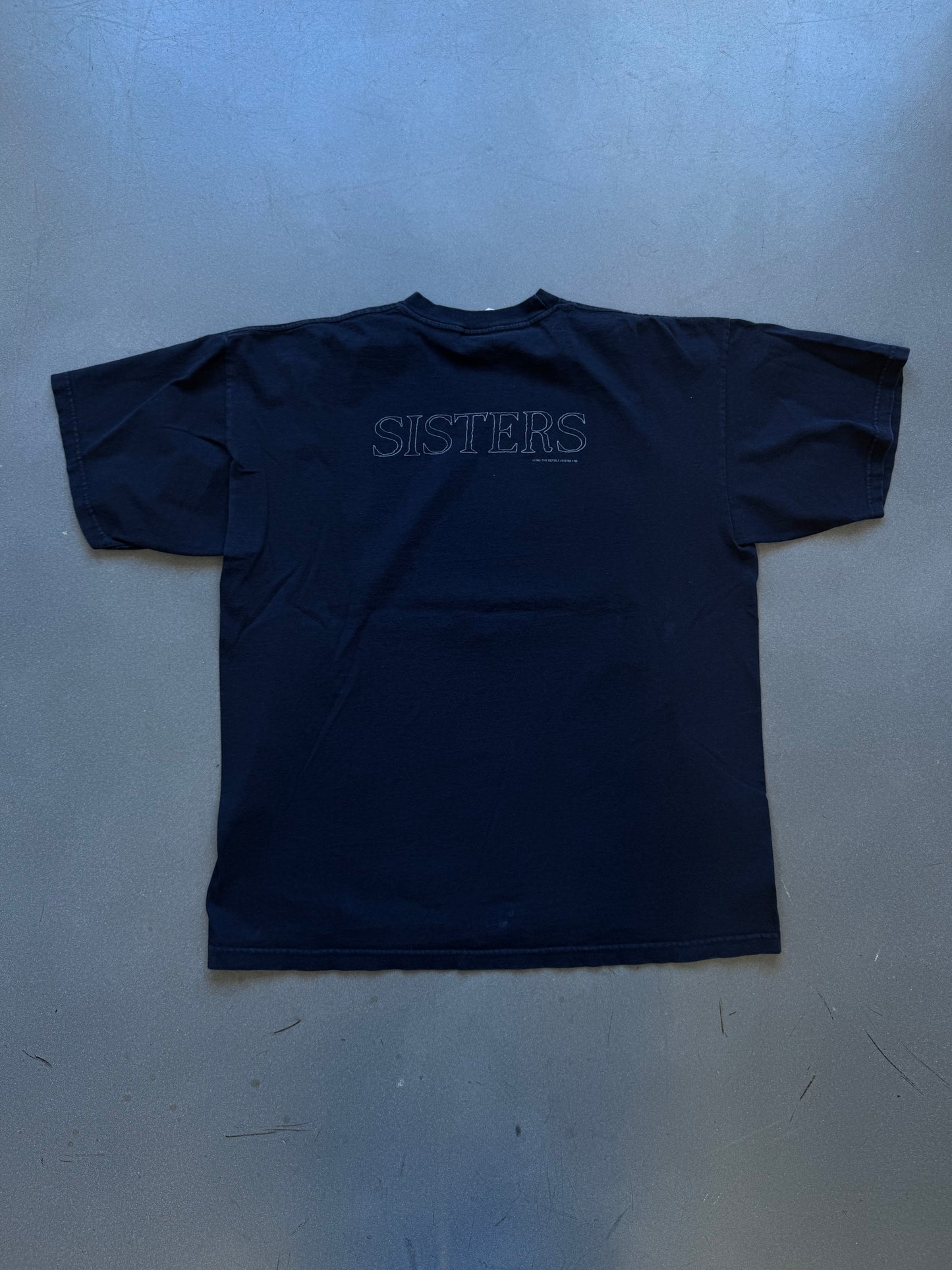 1995 SISTERS STAR FACE TEE (BLUE GRAPE TAG)