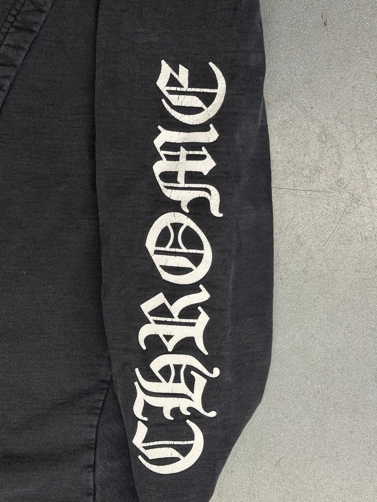 CHROME HEARTS MATTY BOY CHOMPER HORSESHOE PULLOVER HOODIE - BLACK