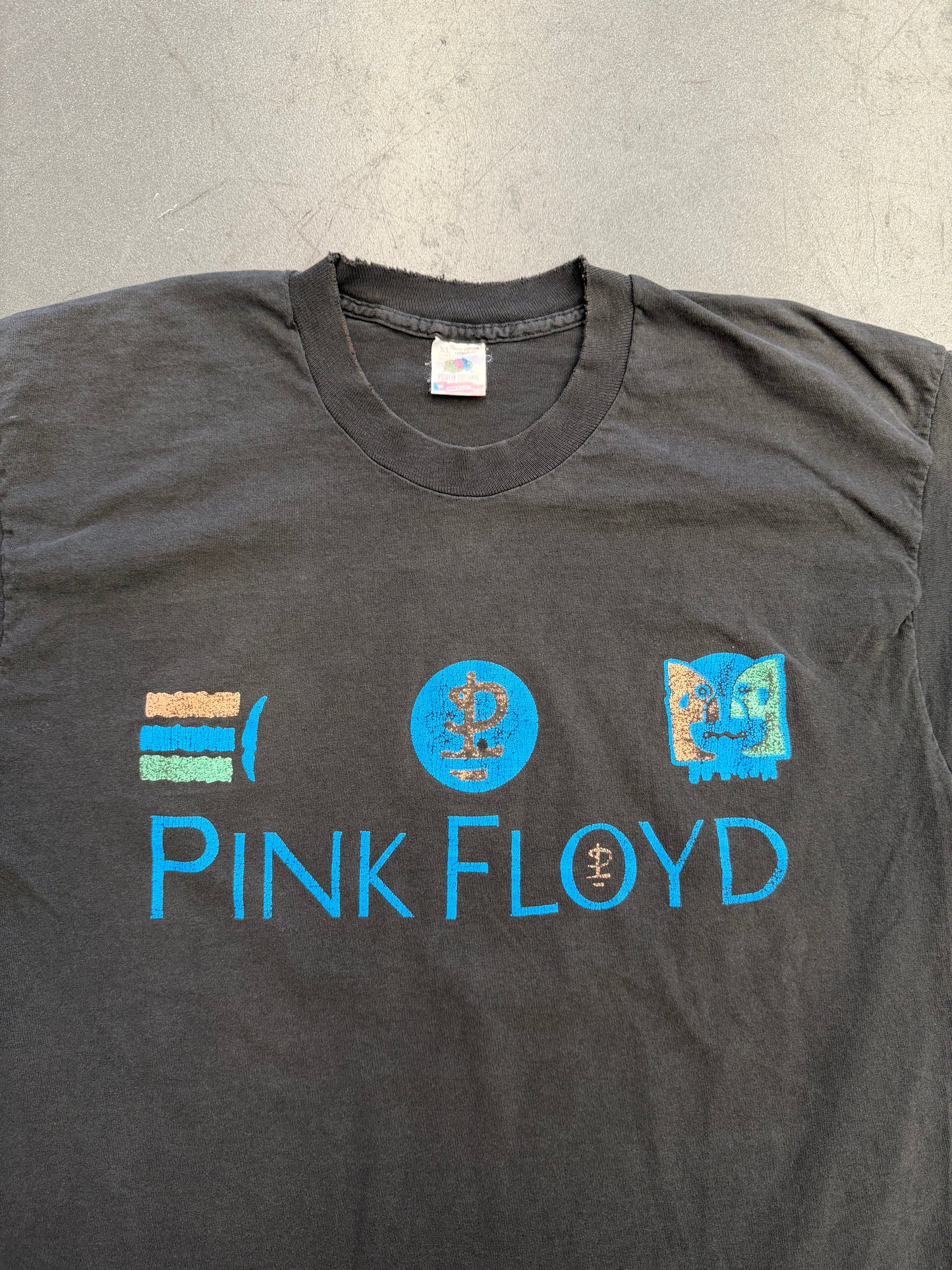 1994 PINK FLOYD WORLD TOUR MEADOWLANDS, N.J. DISTRESSED TEE (FOTL TAG)
