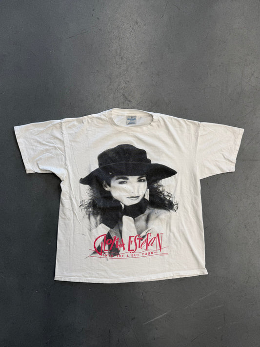 1991 GLORIA ESTEFAN INTO THE LIGHT TOUR TEE (BROCKUM TAG)