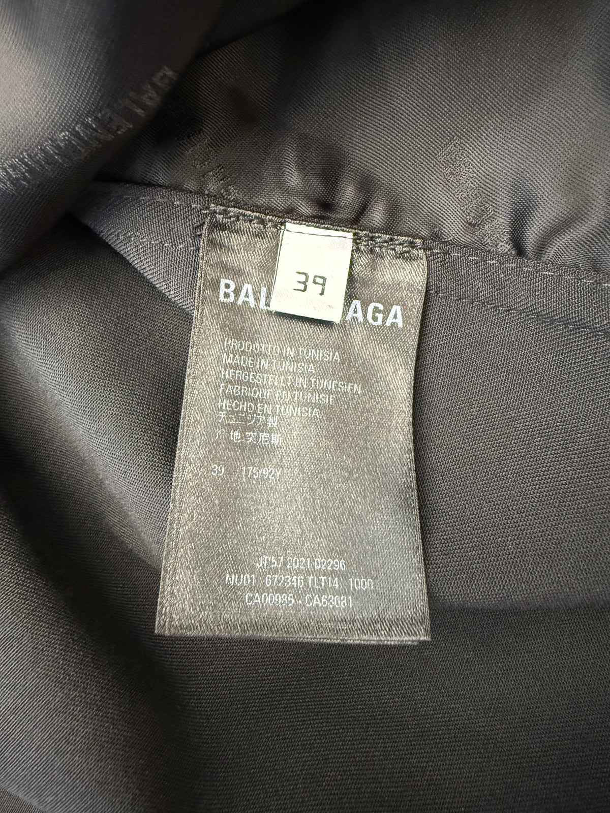 BALENCIAGA OVERSIZED BUTTON UP LONG SLEEVE