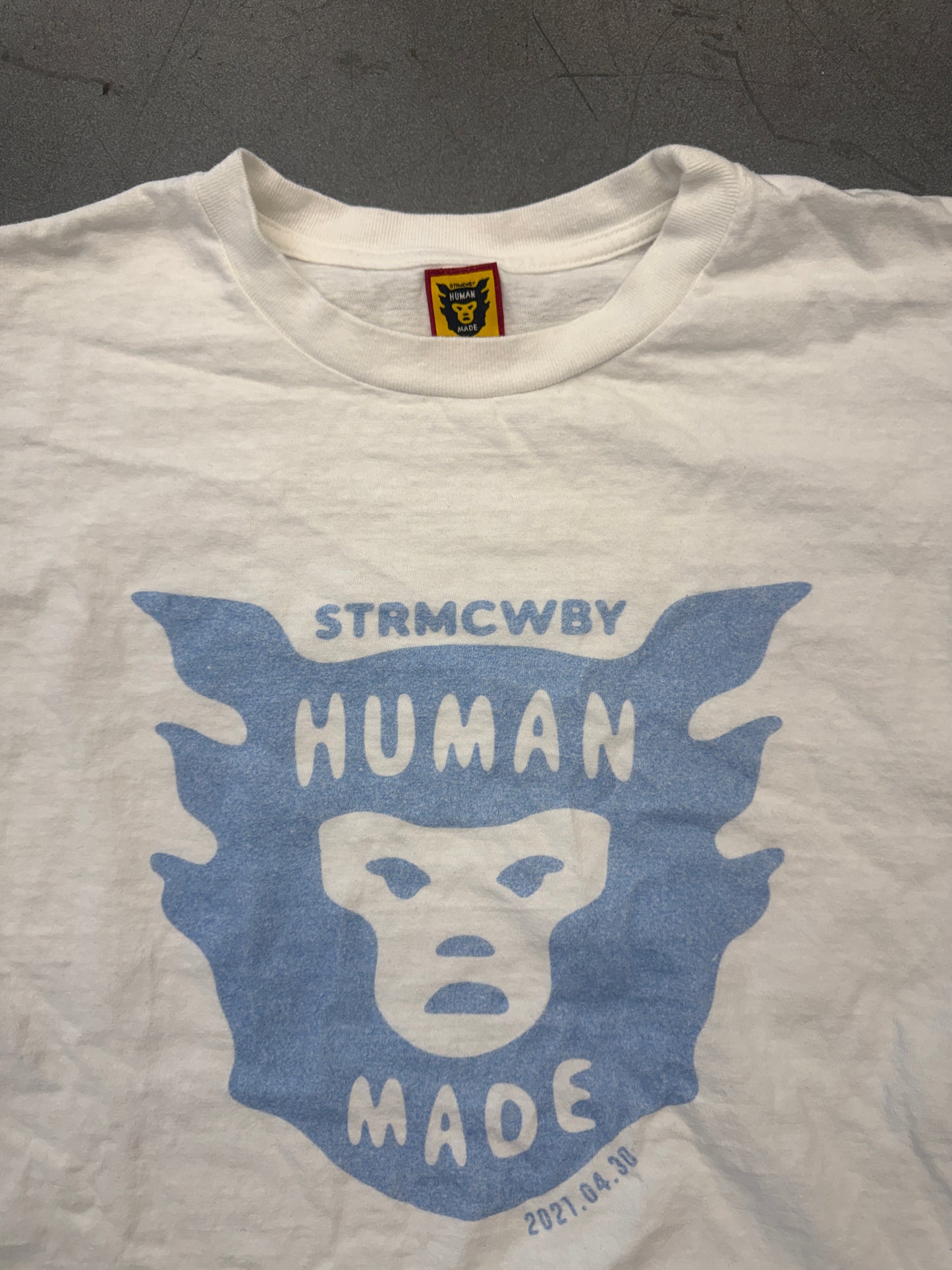 FW21 HUMAN MADE FACE LOGO TEE - WHITE