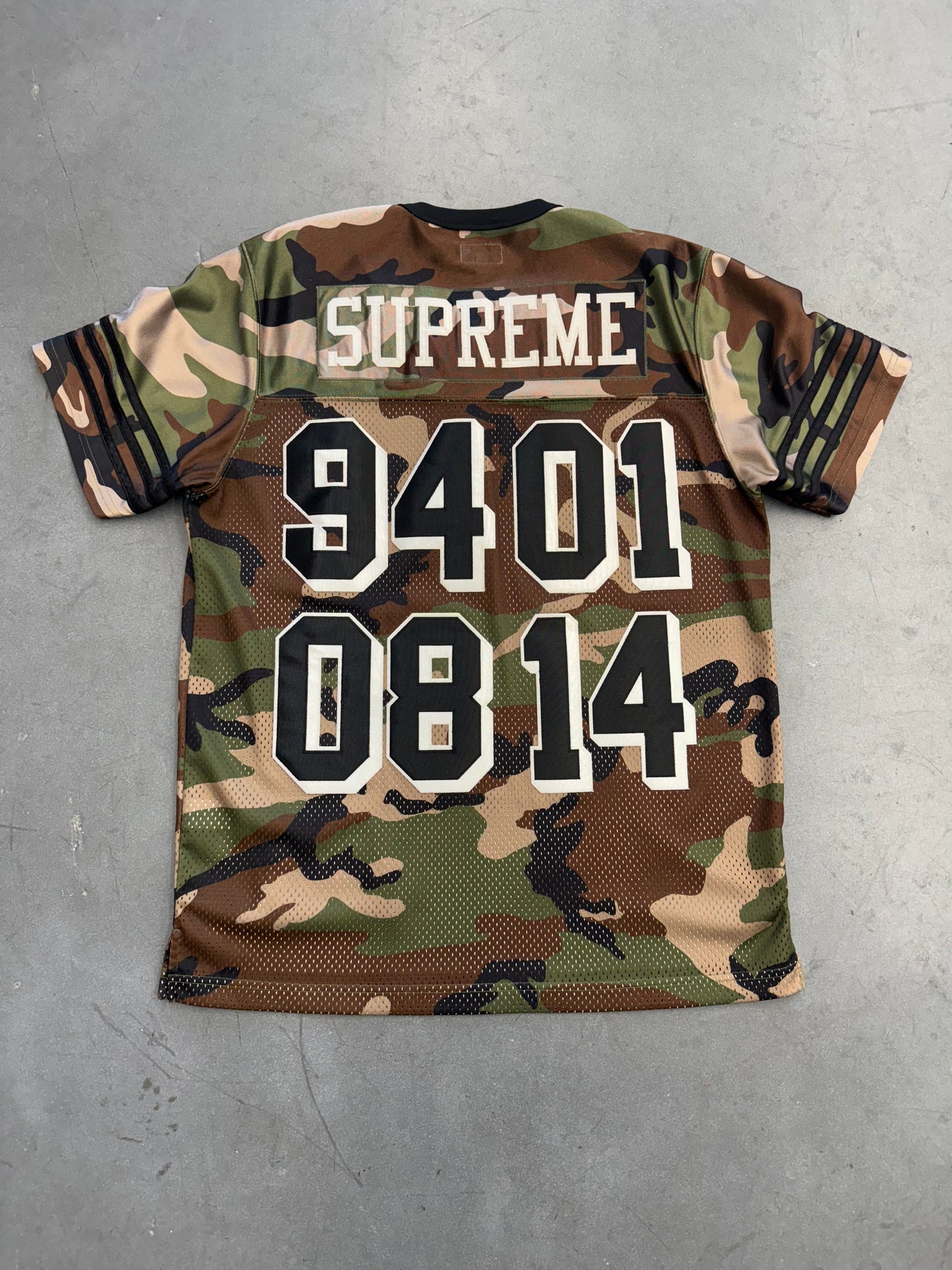 SS14 SUPREME 20TH ANNIVERSARY CHAMPIONSHIP FOOTBALL JERSEY CAMO