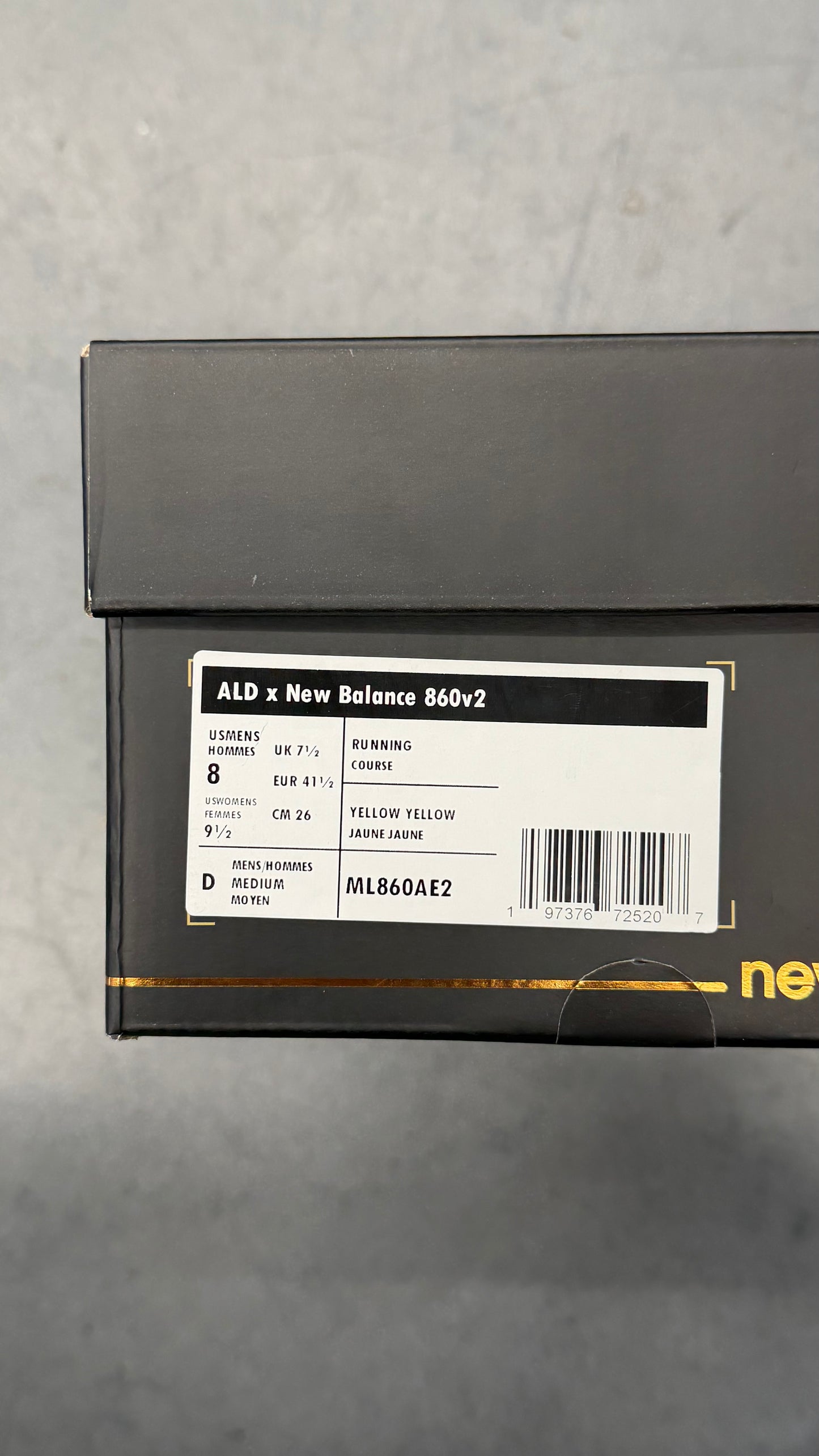 2024 NEW BALANCE 860V2 AIME LEON DORE - YELLOW