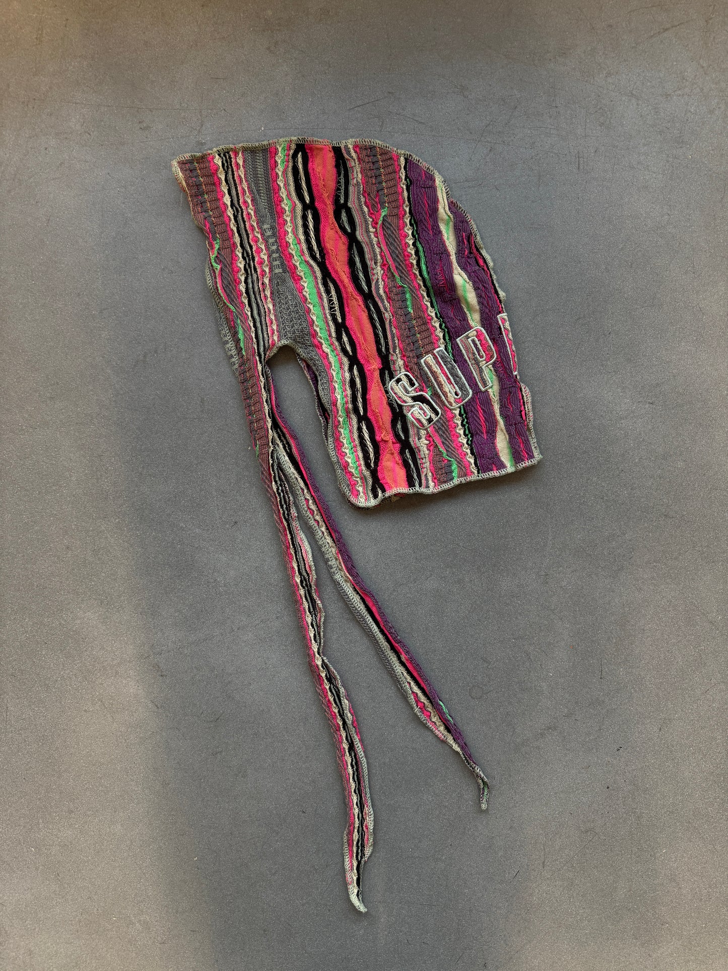 SS23 SUPREME X COOGI DURAG MULTICOLOR