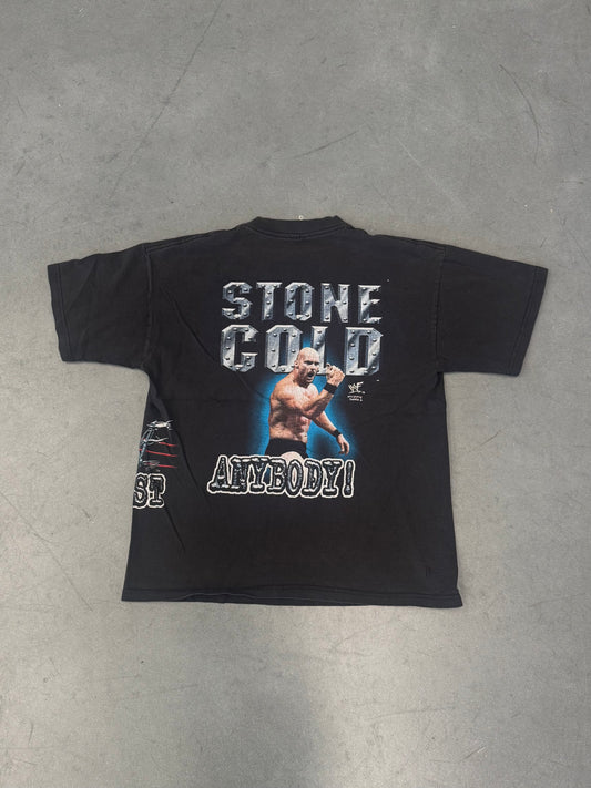 1999 WWF STONE COLD STEVE AUSTIN DONT TRUST ANYBODY! TEE (CUT TAG)