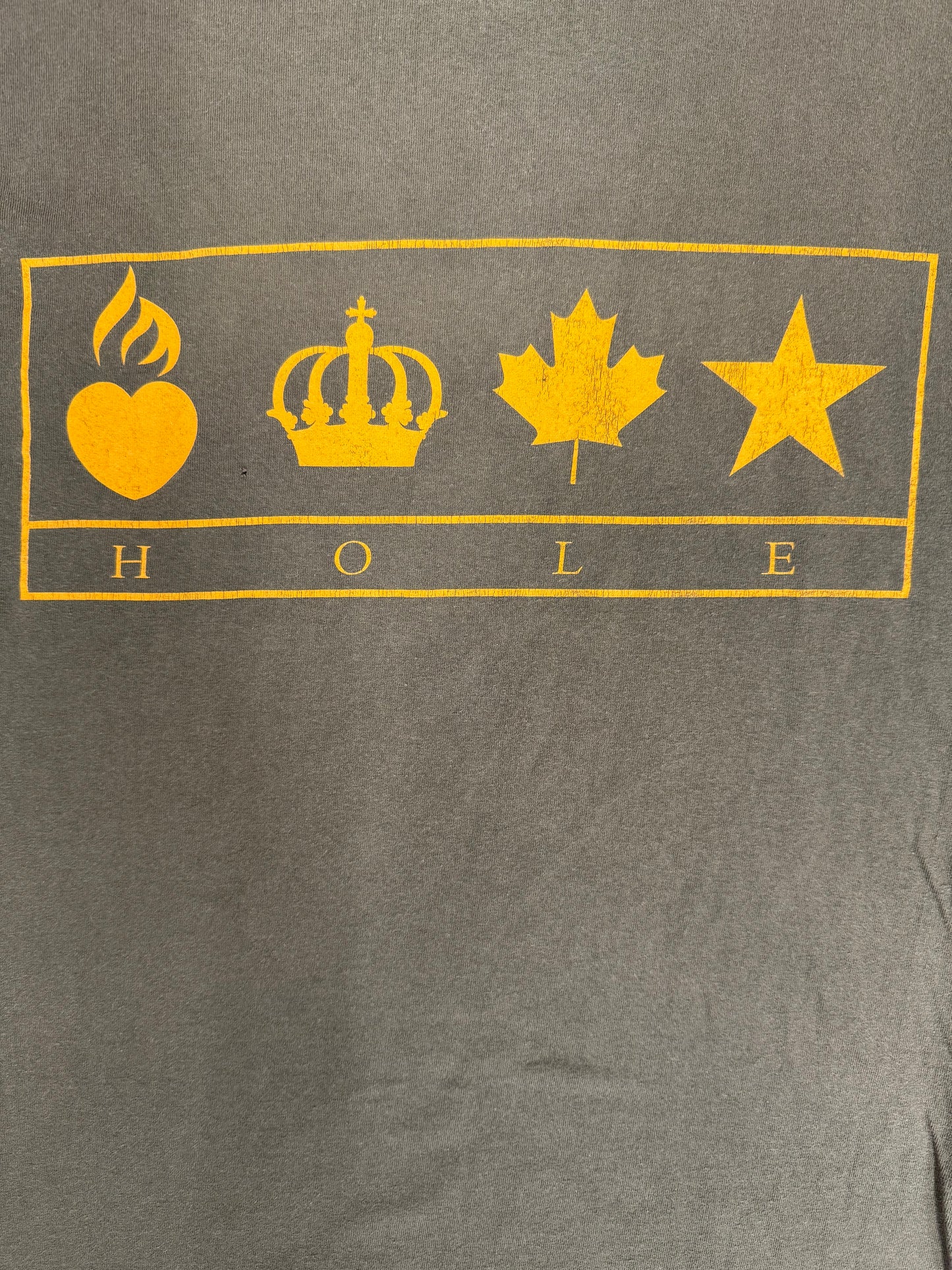 1999 HOLE CELEBRITY SKIN WORLD TOUR TEE (GIANT TAG)