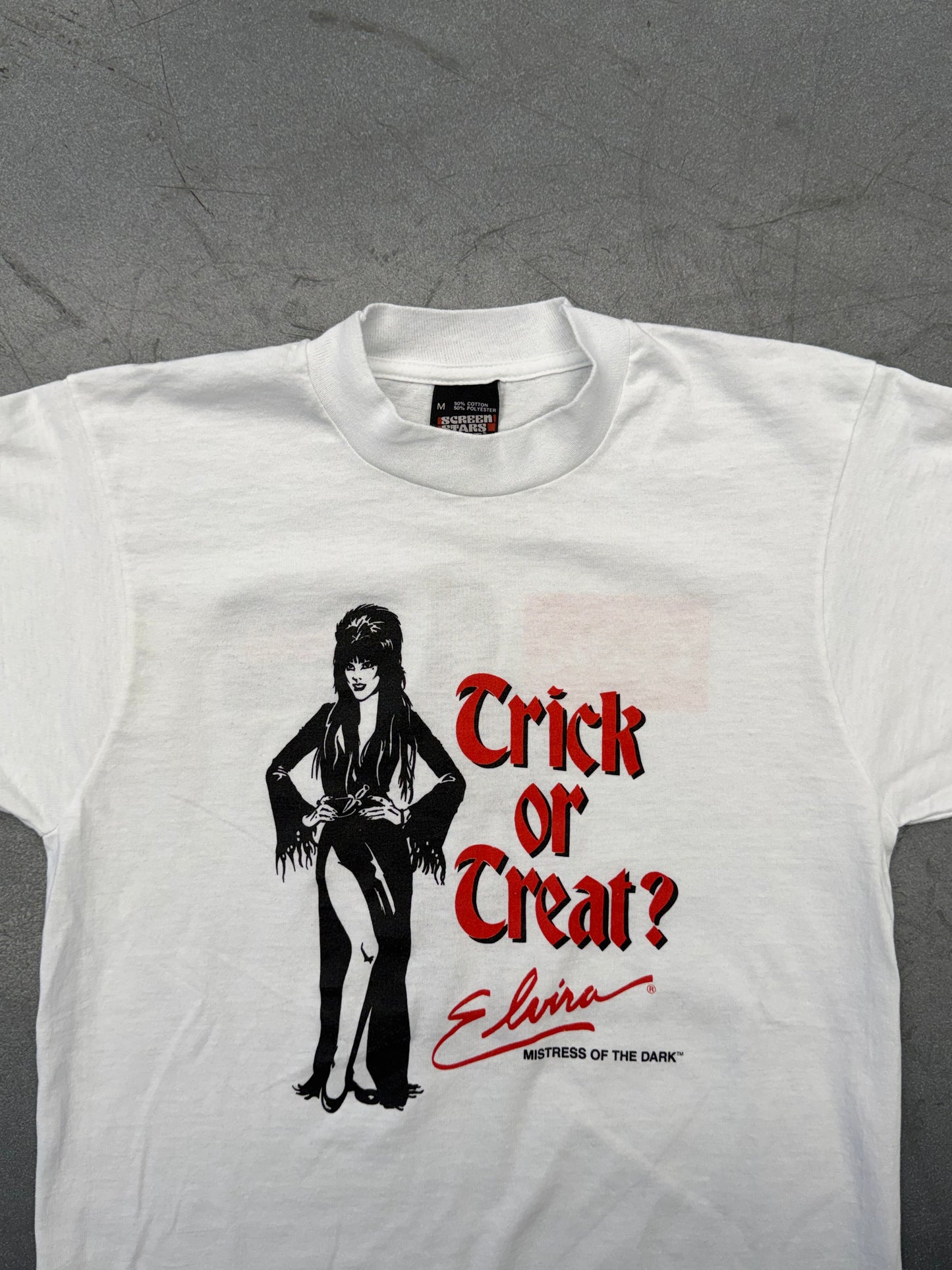 80S ELVIRA COORS MISTRESS OF THE DARK TEE (SCREEN STARS TAG)